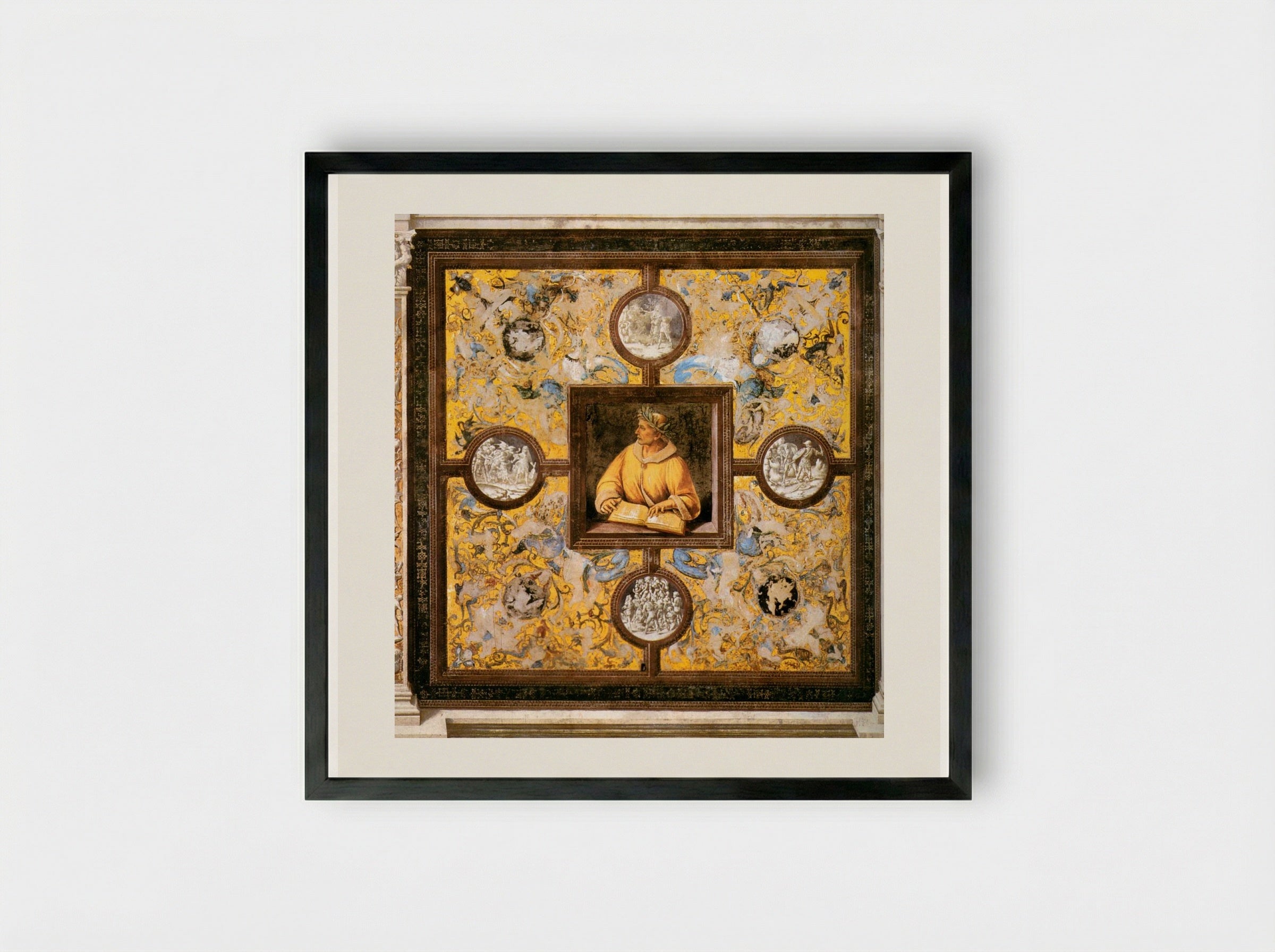 Ovid - Luca Signorelli - Framed Print Black