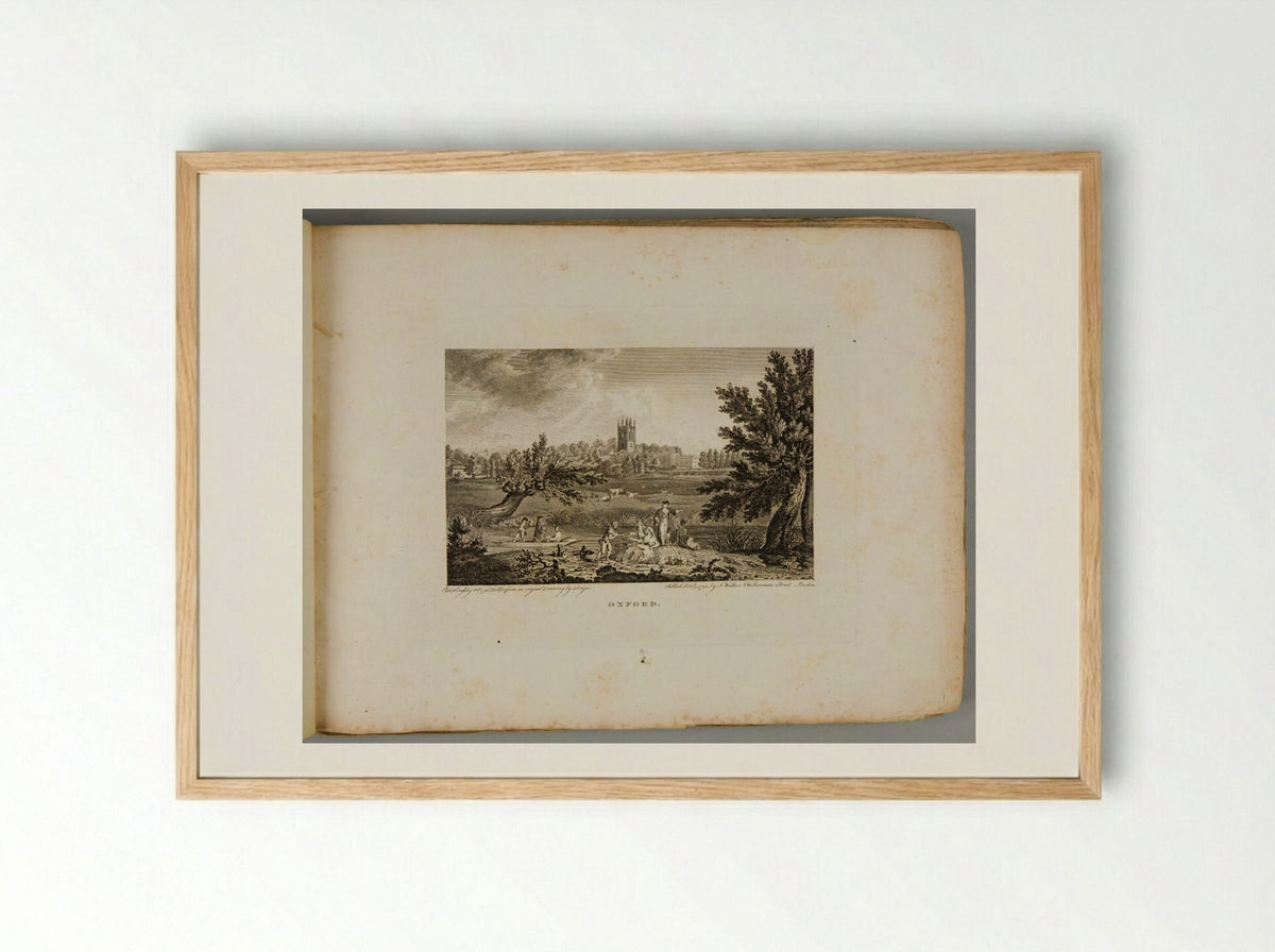 Oxford - John Walker - Framed Print Wood
