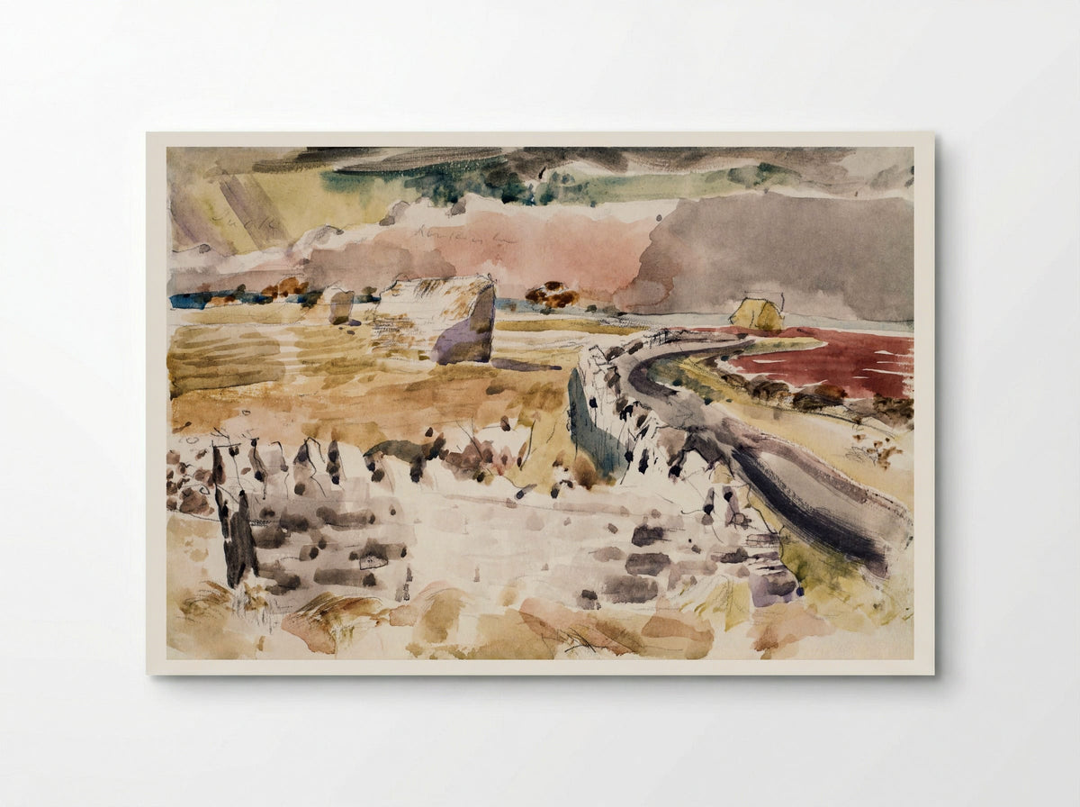 Oxfordshire Landscape - Paul Nash - Poster
