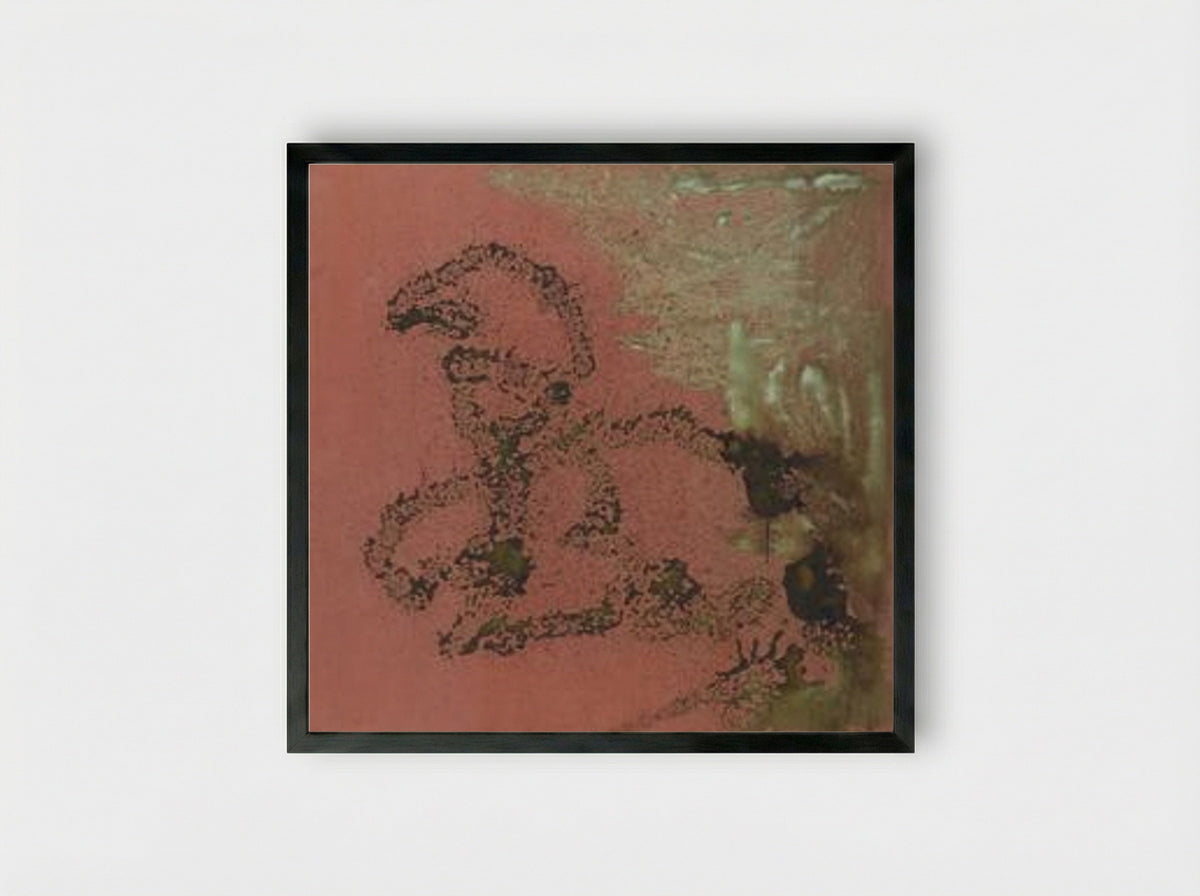 Oxidation Painting - Andy Warhol - Framed Print Black