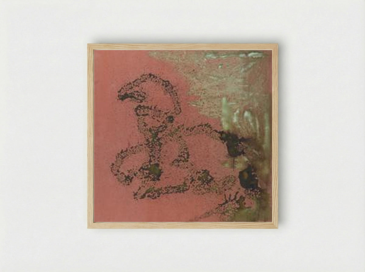 Oxidation Painting - Andy Warhol - Framed Print Wood