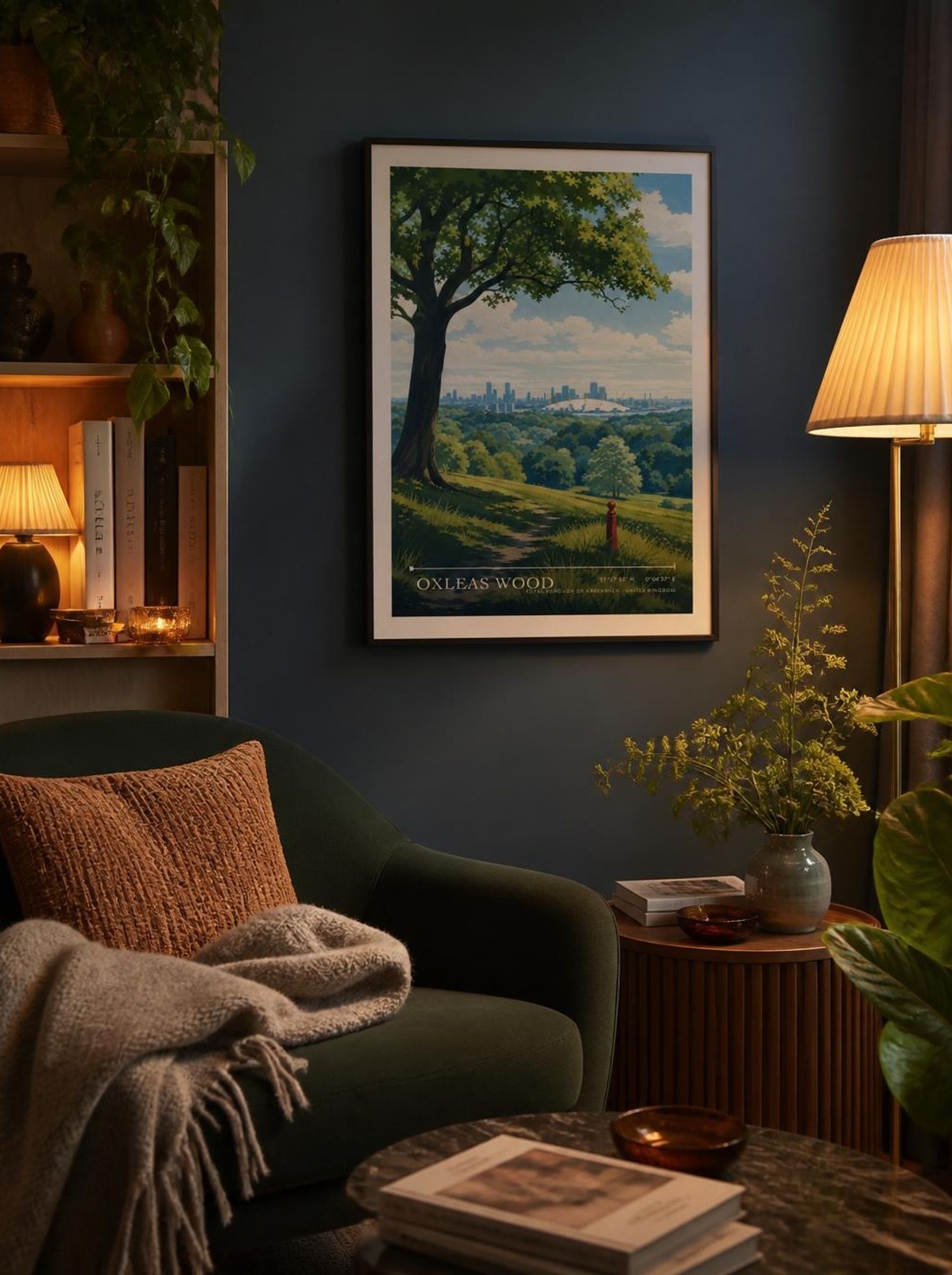 Oxleas Wood Royal Borough of Greenwich United Kingdom Travel Poster - Lifestyle