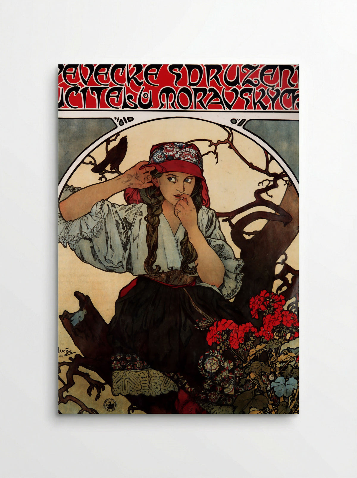 Pěvecké sdružení učitelů moravských - Alphonse Mucha - Poster