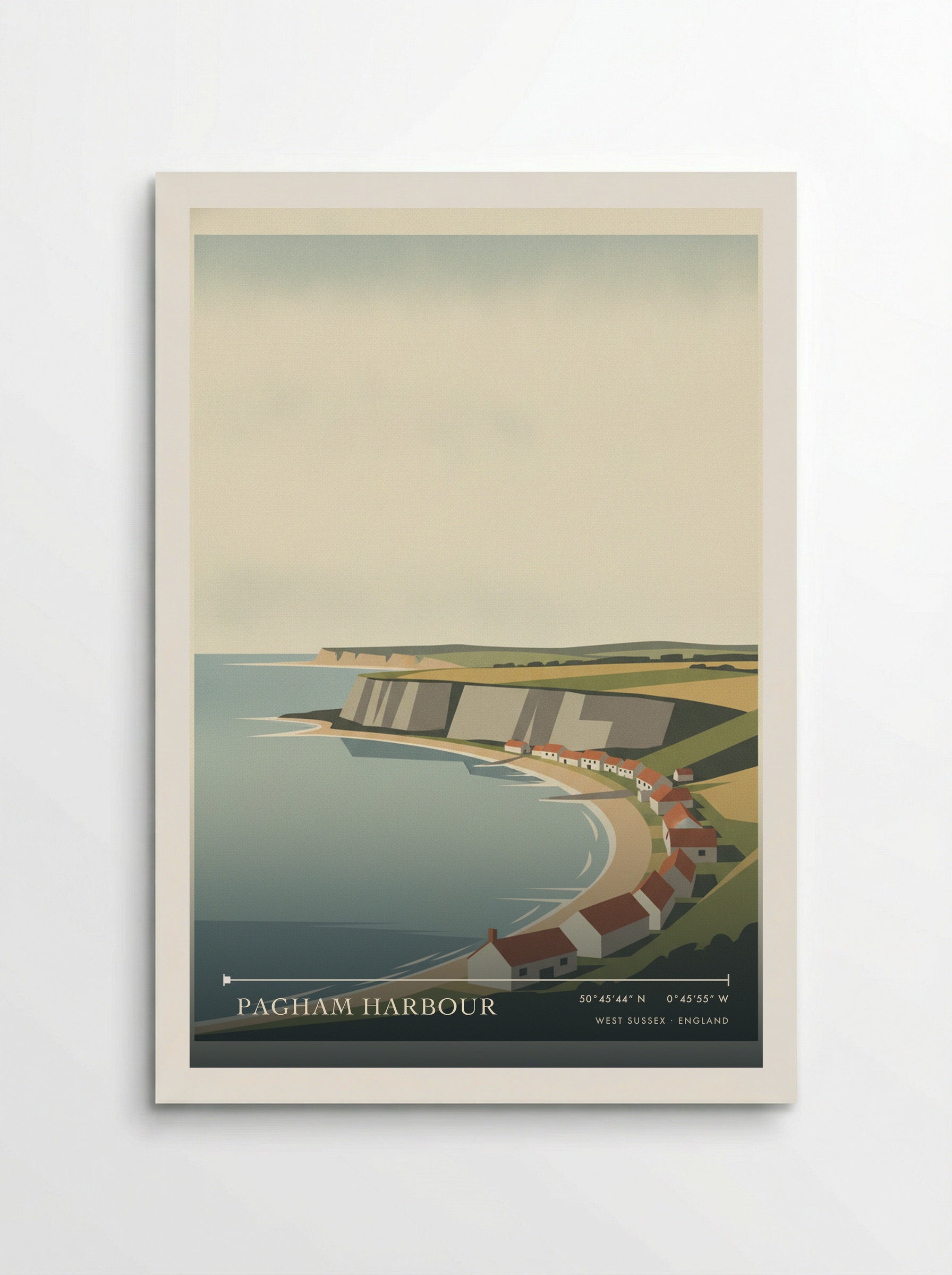 Pagham Harbour West Sussex England Travel Poster - Poster