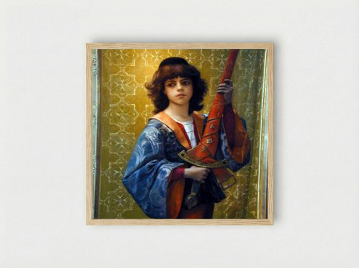 Paige - Alexandre Cabanel - Framed Print Wood