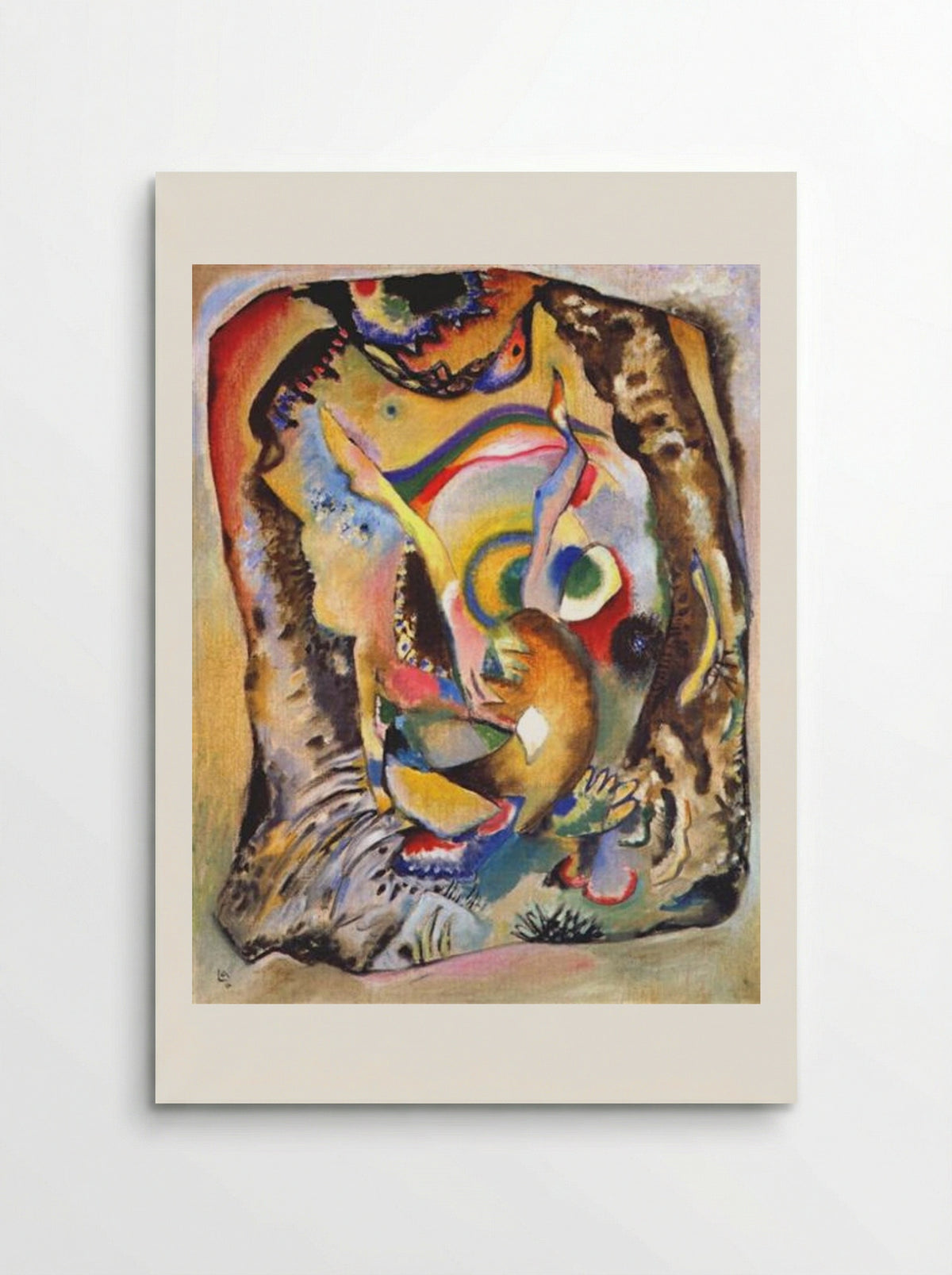 Painting on Light Ground - Wassily Kandinsky - Poster