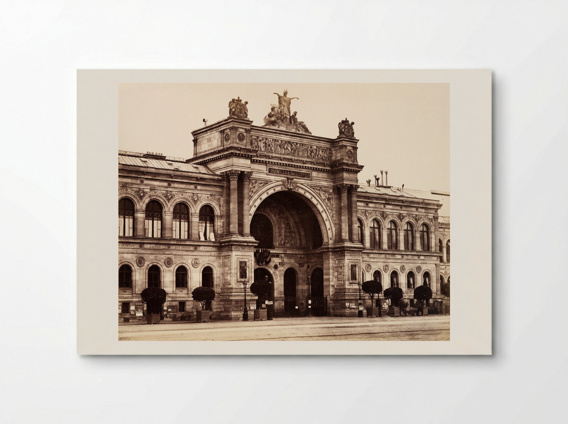 Palais de l'Industrie - Édouard Denis Baldus - Poster