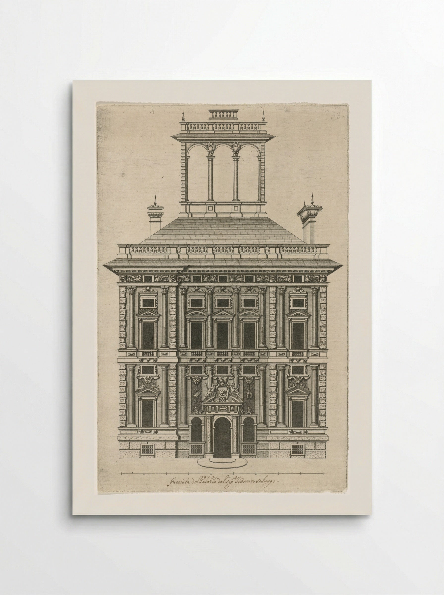 Palazzo Campanella - Peter Paul Rubens - Poster