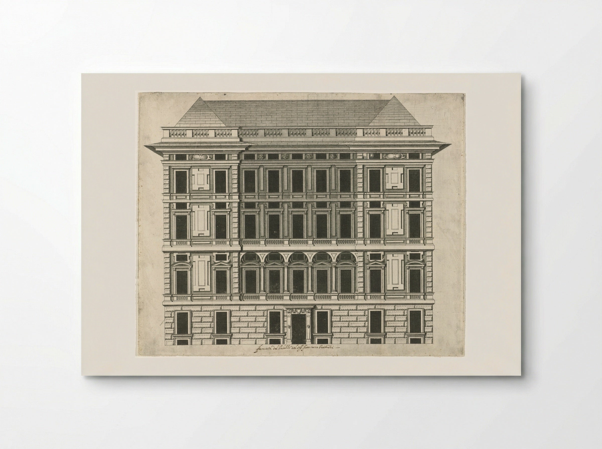 Palazzo Grimaldi - Peter Paul Rubens - Poster