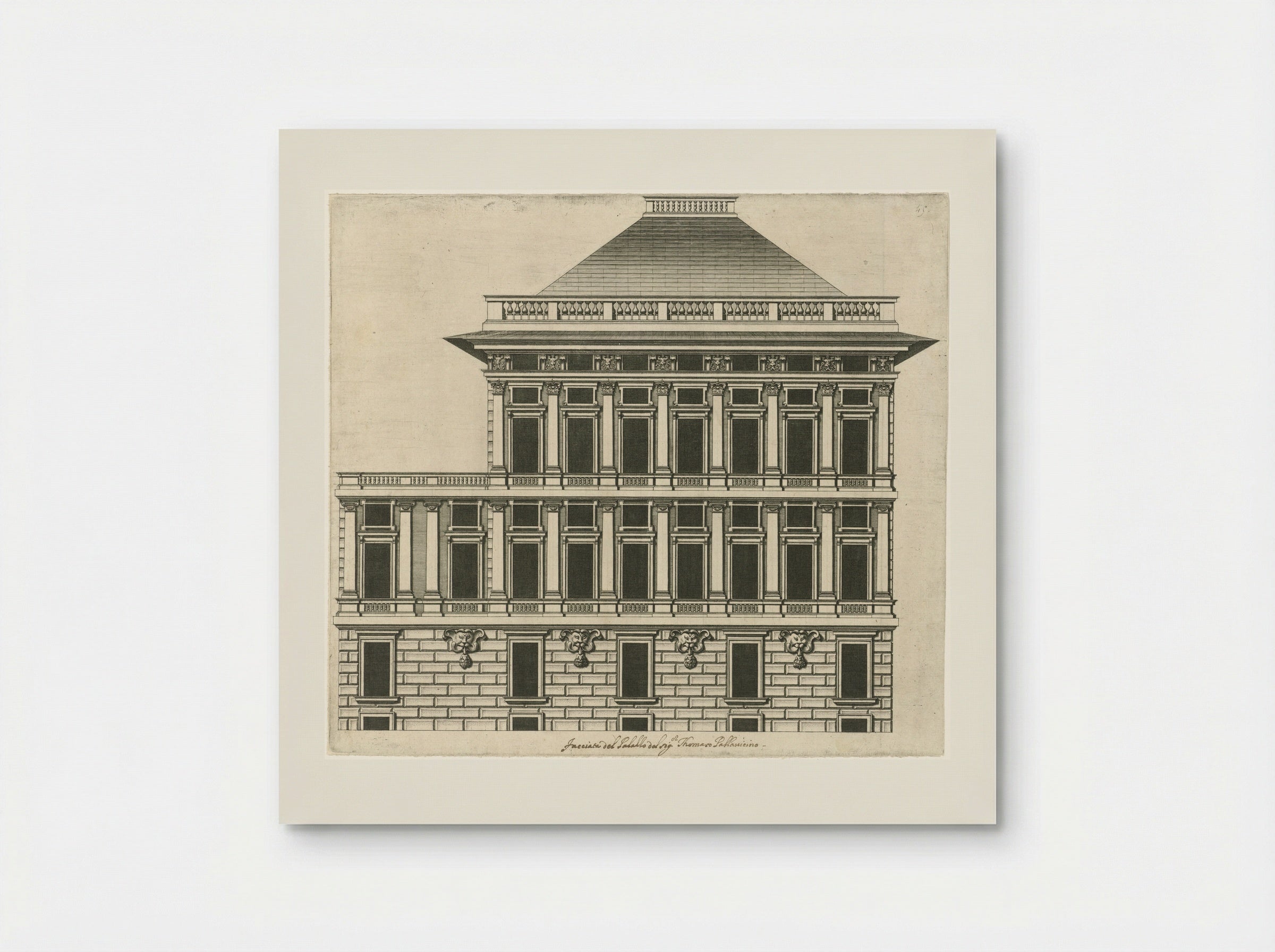 Palazzo Pallavicino - Peter Paul Rubens - Poster