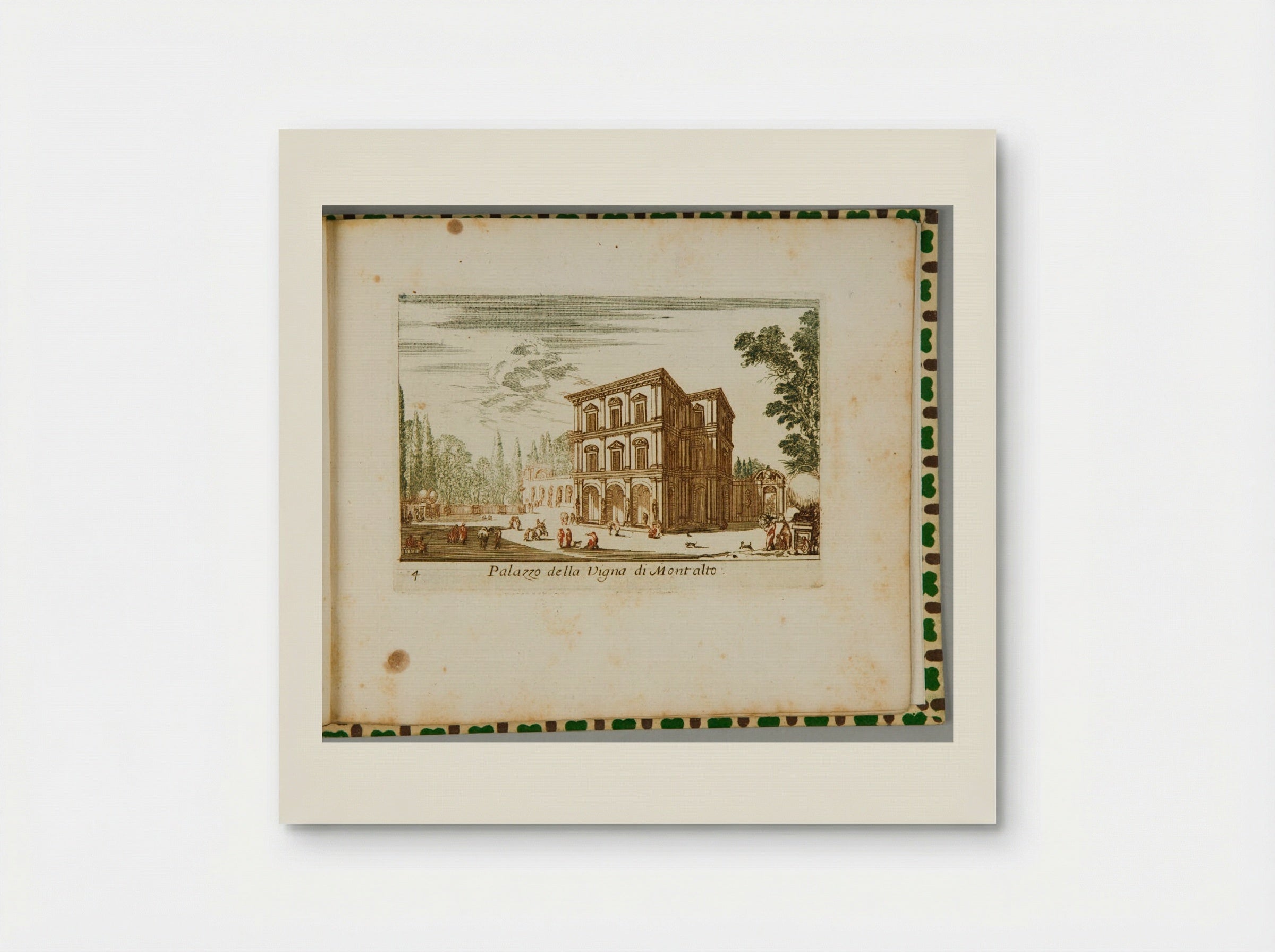 Palazzo della Vigna di Montalto - Abraham Bloteling - Poster