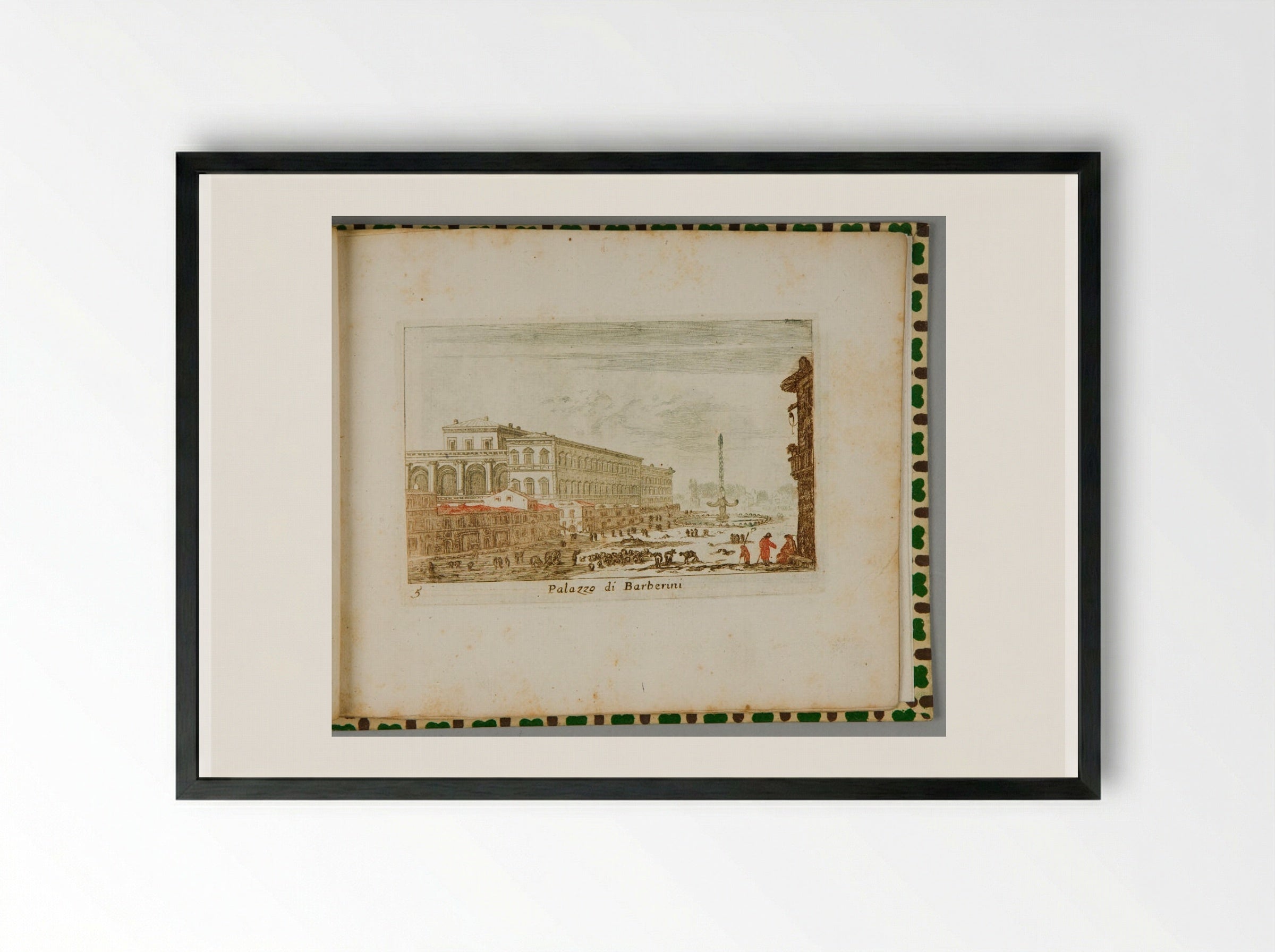 Palazzo di Barberini - Abraham Bloteling - Framed Print Black