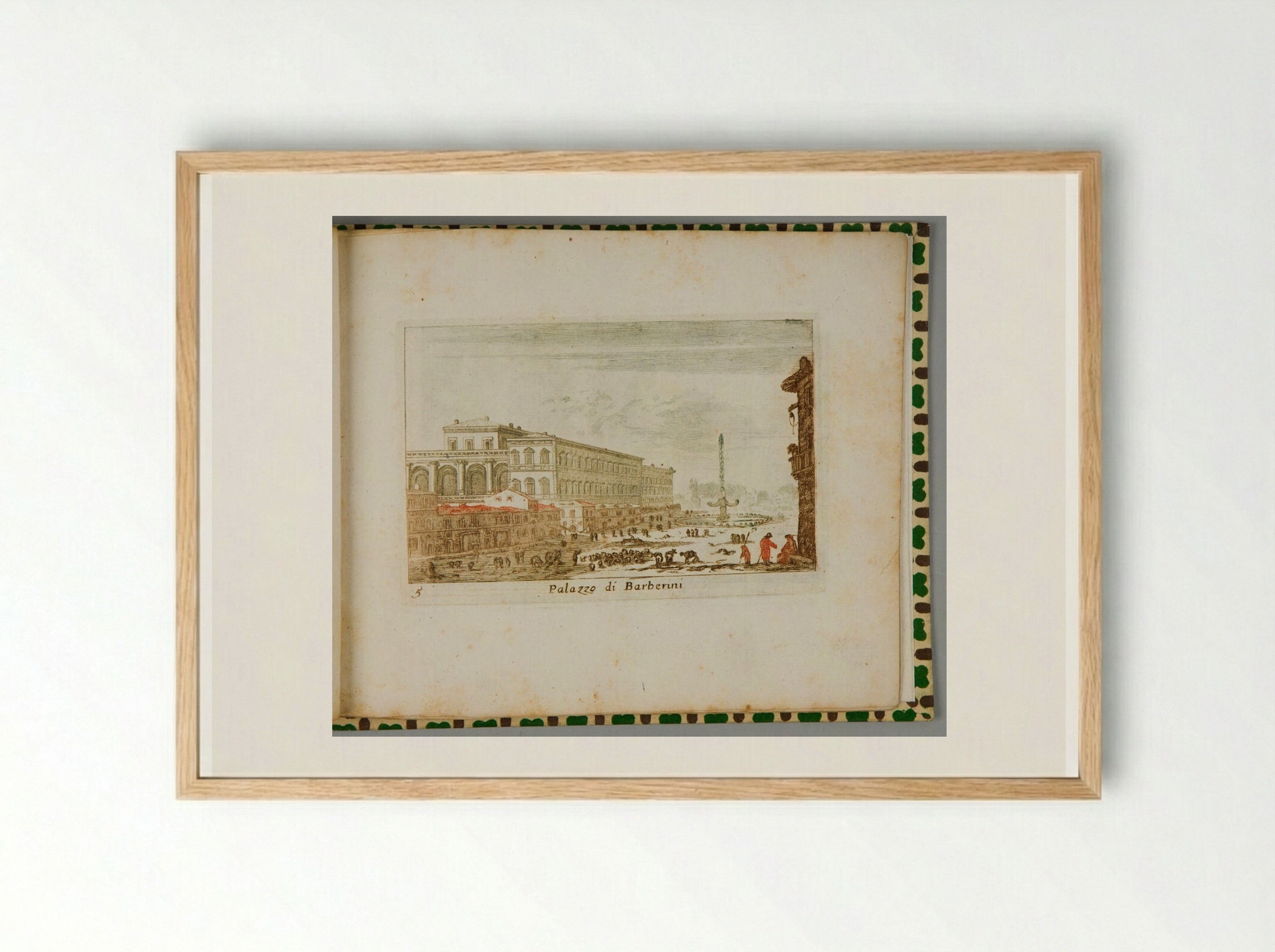 Palazzo di Barberini - Abraham Bloteling - Framed Print Wood