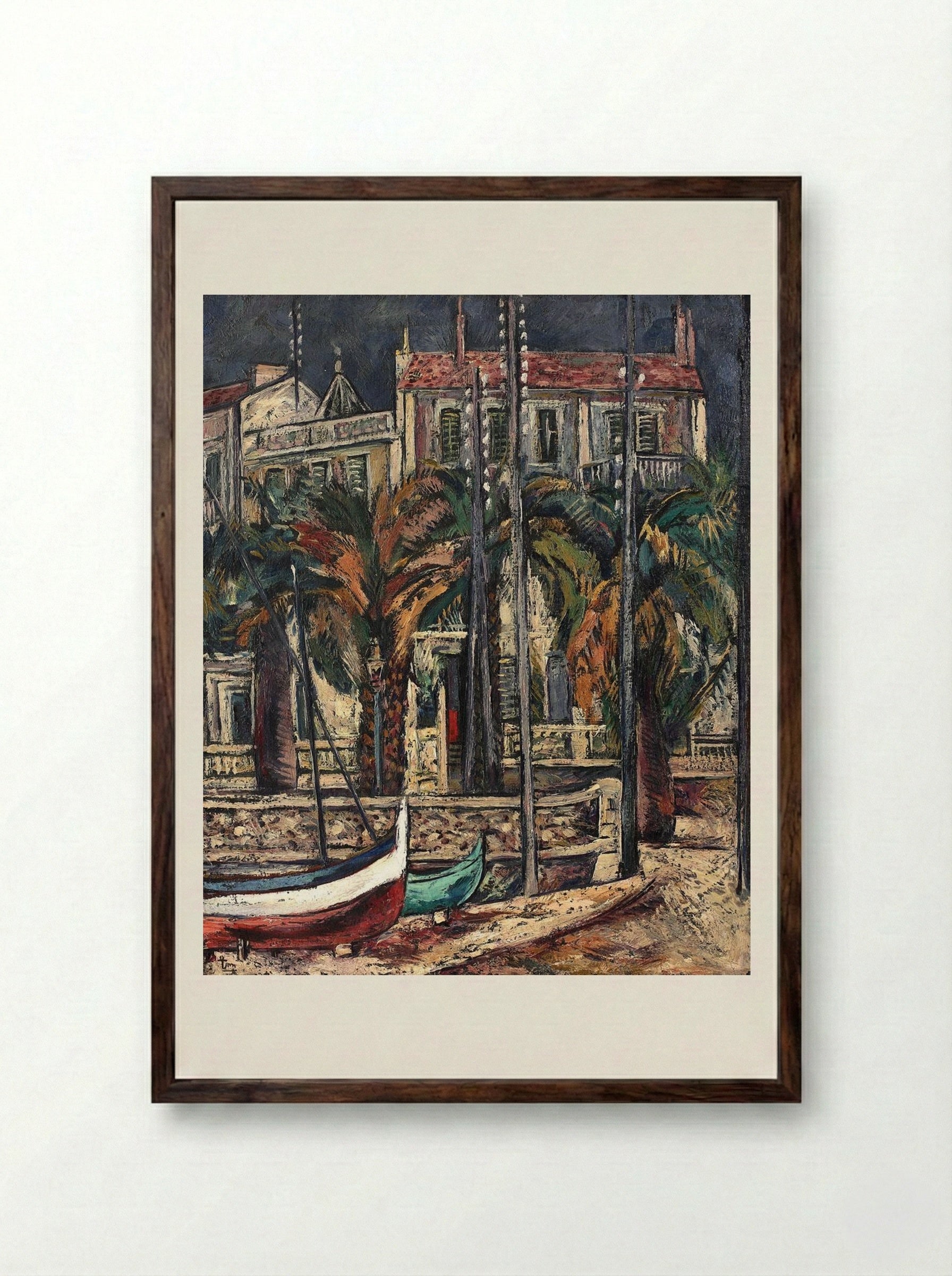 Palermo - Ion Theodorescu-Sion - Framed Print Dark Wood