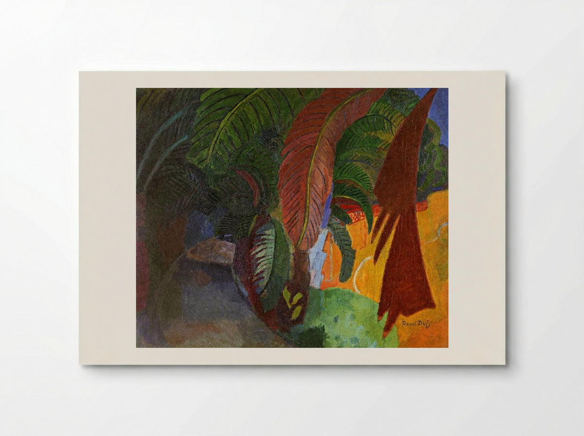 Palm Trees at Martigues (Homage to Gauguin) - Raoul Dufy - Poster