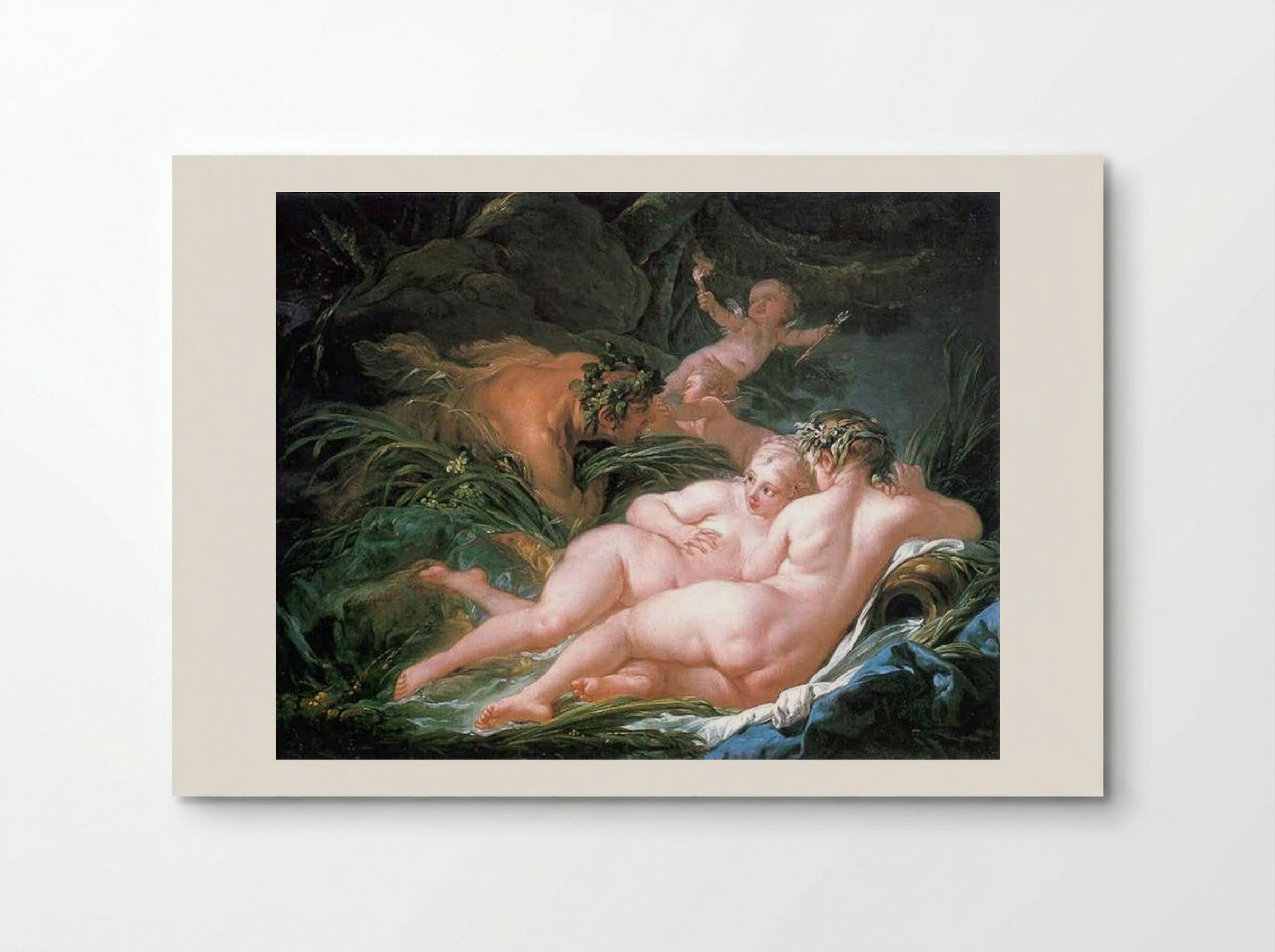 Pan and Syrinx - François Boucher - Poster
