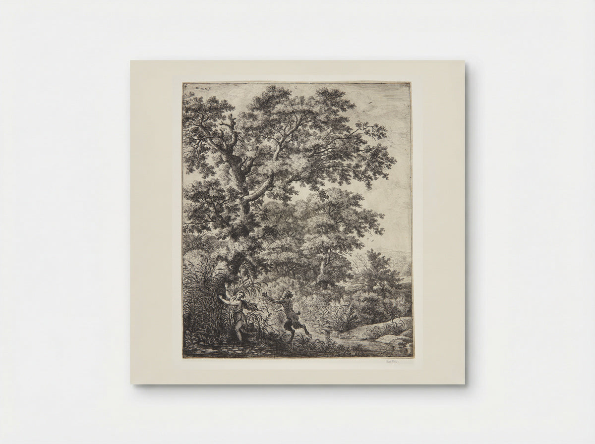 Pan and Syrinx - Anthonie Waterloo - Poster