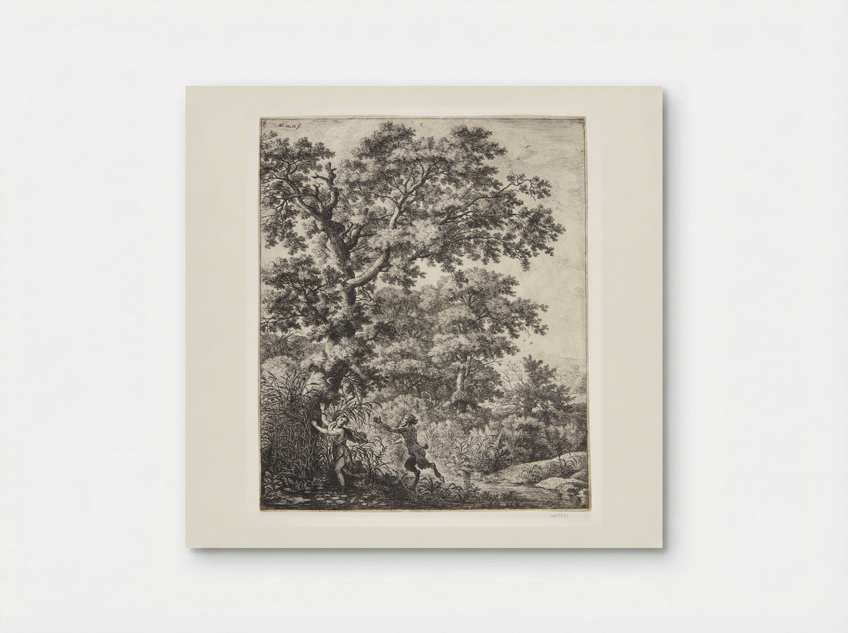 Pan and Syrinx - Anthonie Waterloo - Poster