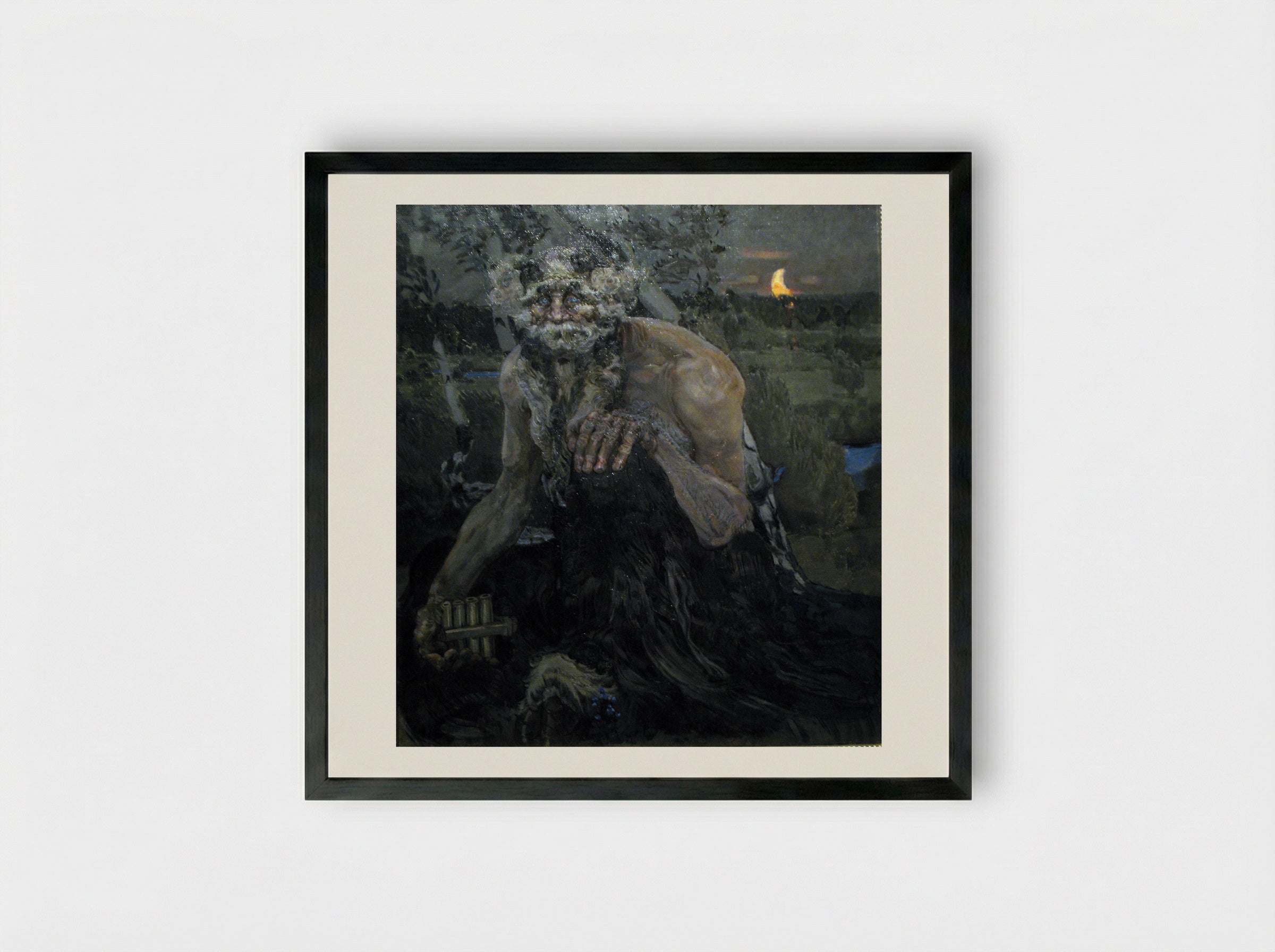 Pan - Mikhail Vrubel - Framed Print Black