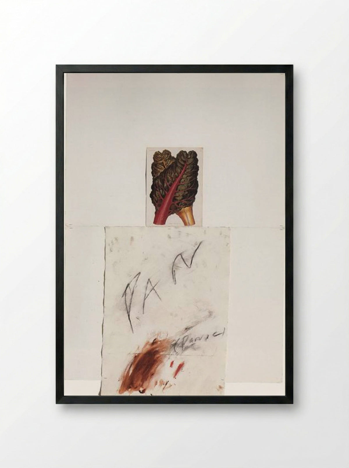 Pan - Cy Twombly - Framed Print Black