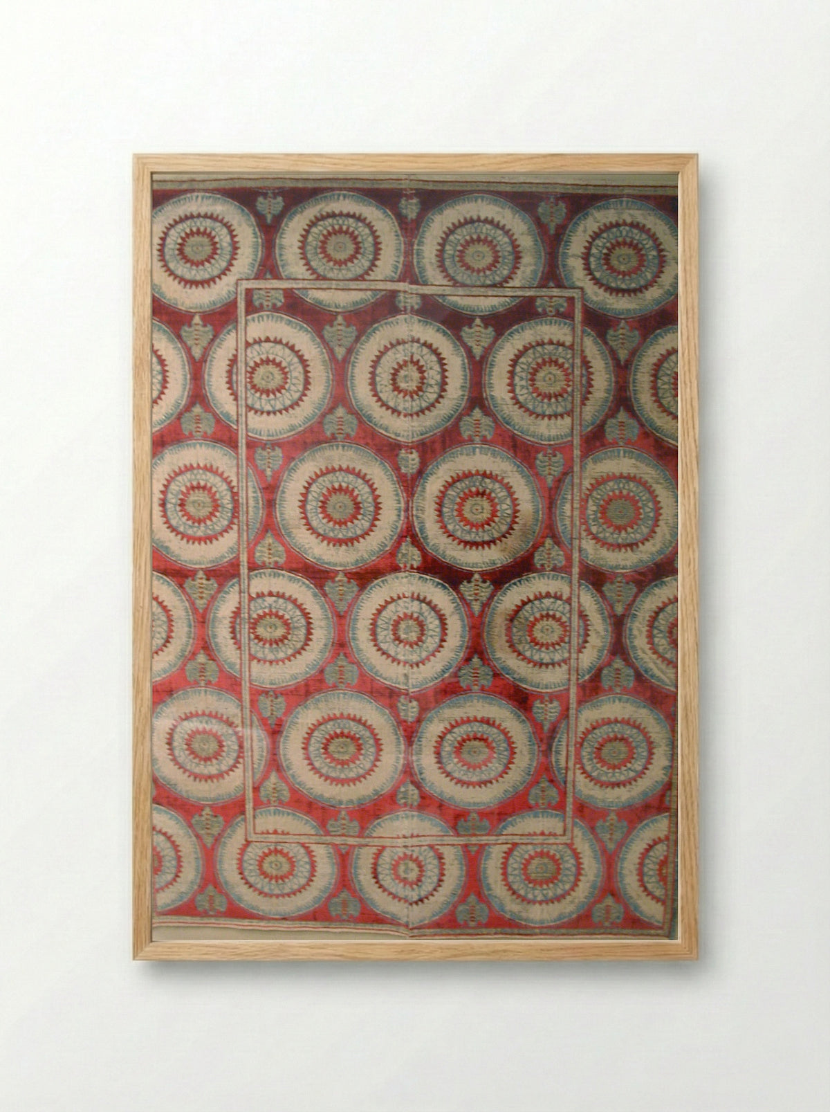 Panel Comprising Two Loom Widths - Fine Art Print - Framed Print Wood