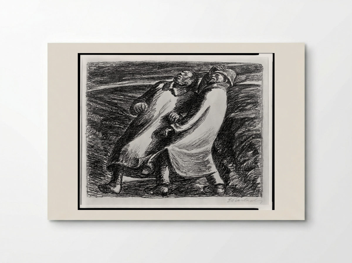 Panicked Fright - Ernst Barlach - Poster