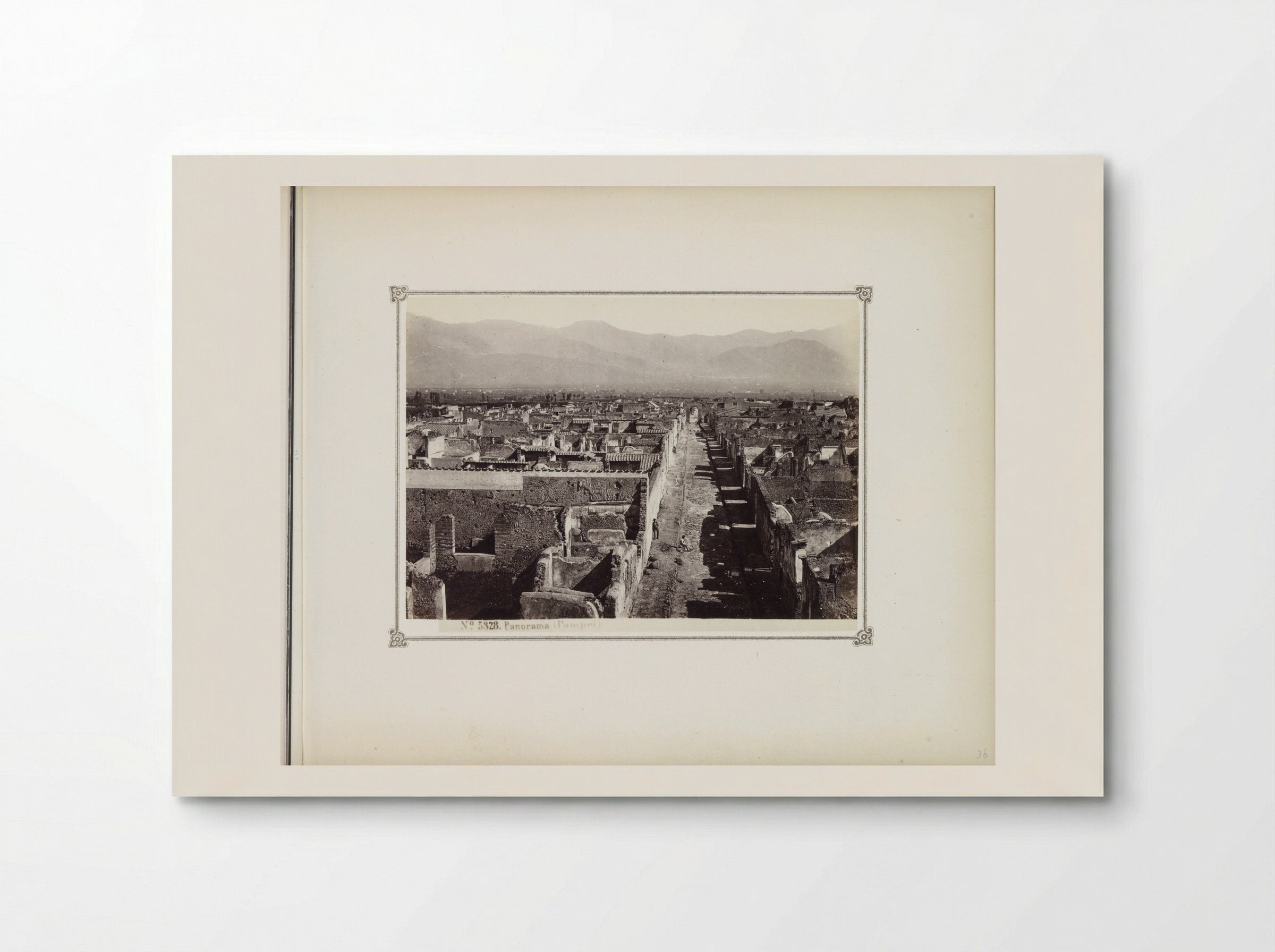 Panorama of Pompeii - Giorgio Sommer - Poster