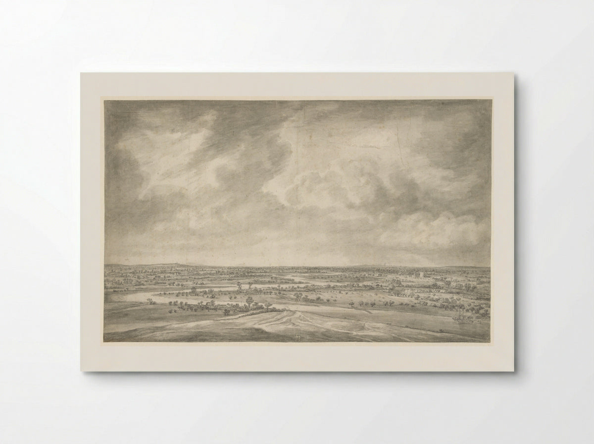 Panorama of the Lower Rhine - Daniël Schellinks - Poster