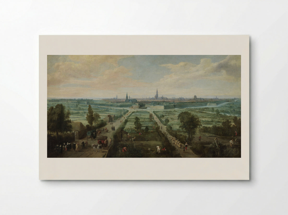 Panoramic View of Antwerp - Jan Wildens - Poster