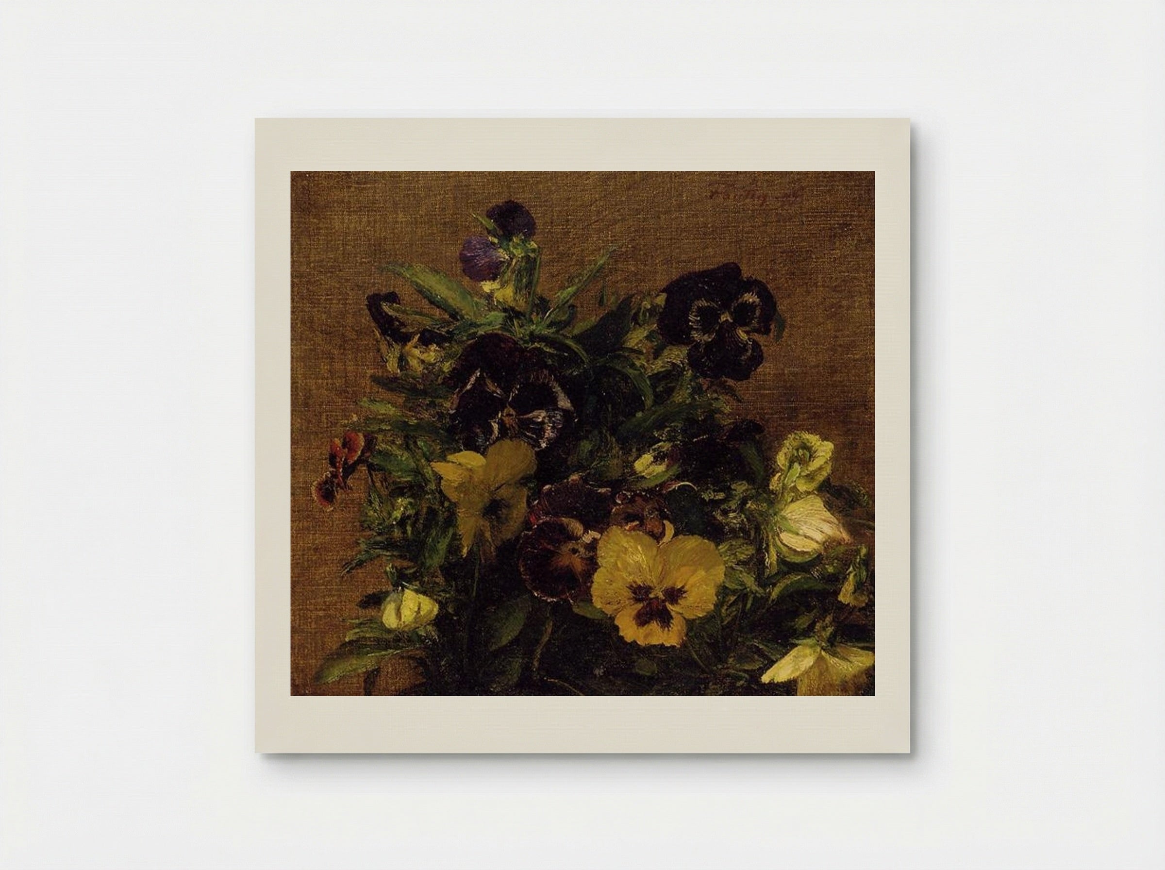 Pansies - Henri Fantin-Latour - Poster