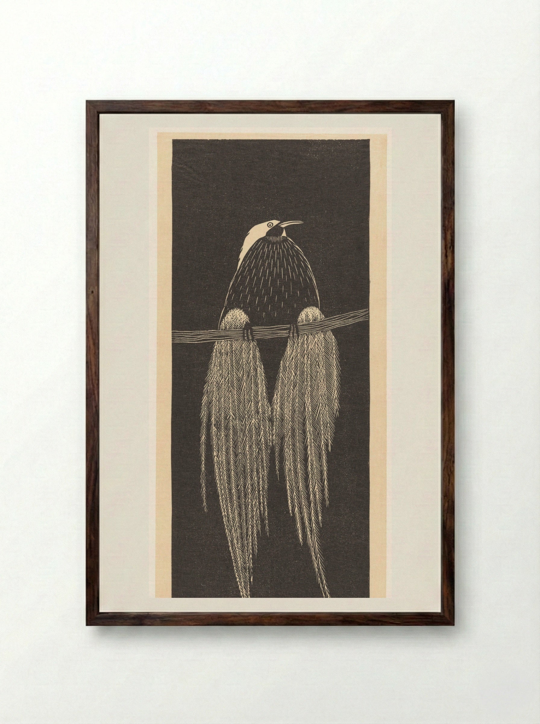 Paradijsvogel - Samuel Jessurun de Mesquita - Framed Print Dark Wood