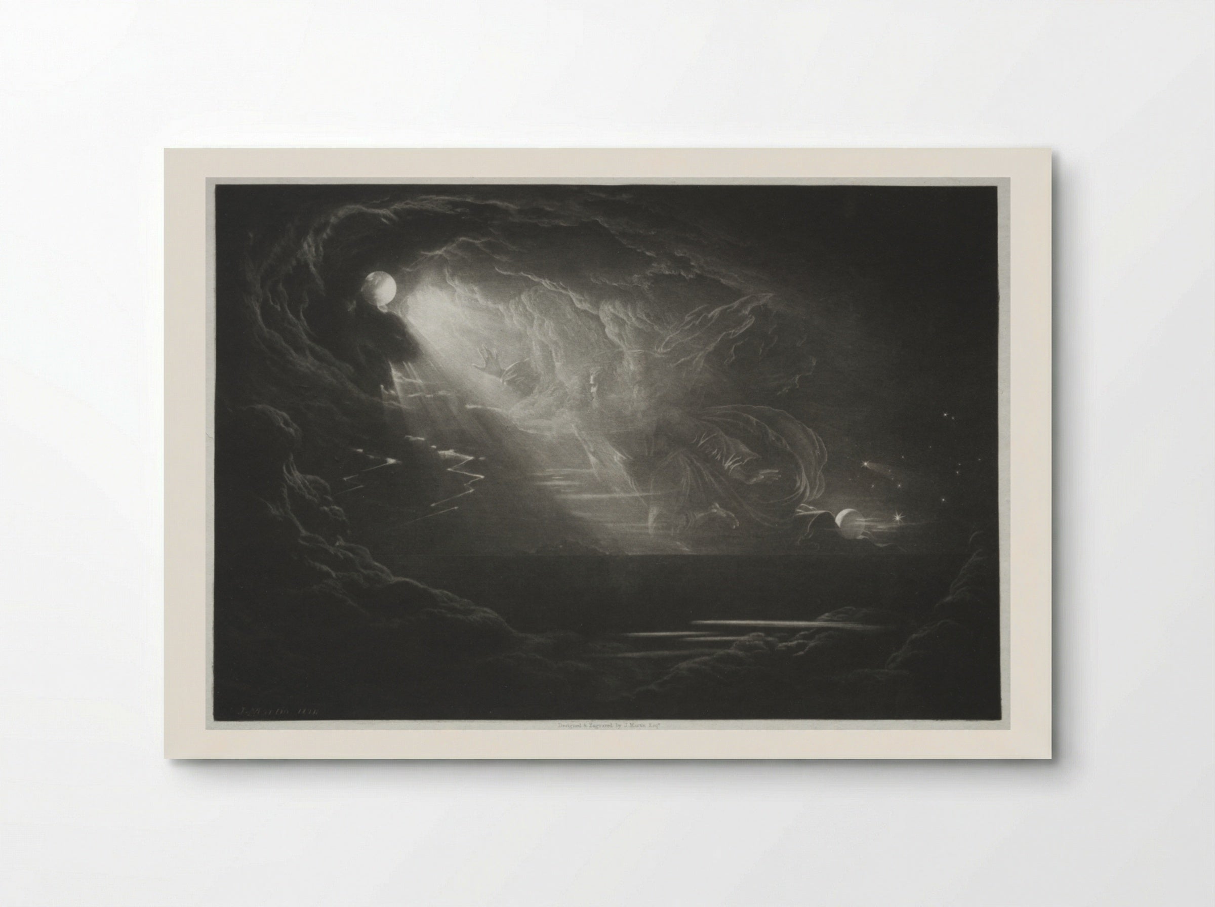 Paradise Lost: The Creation of Light - John Martin - Poster