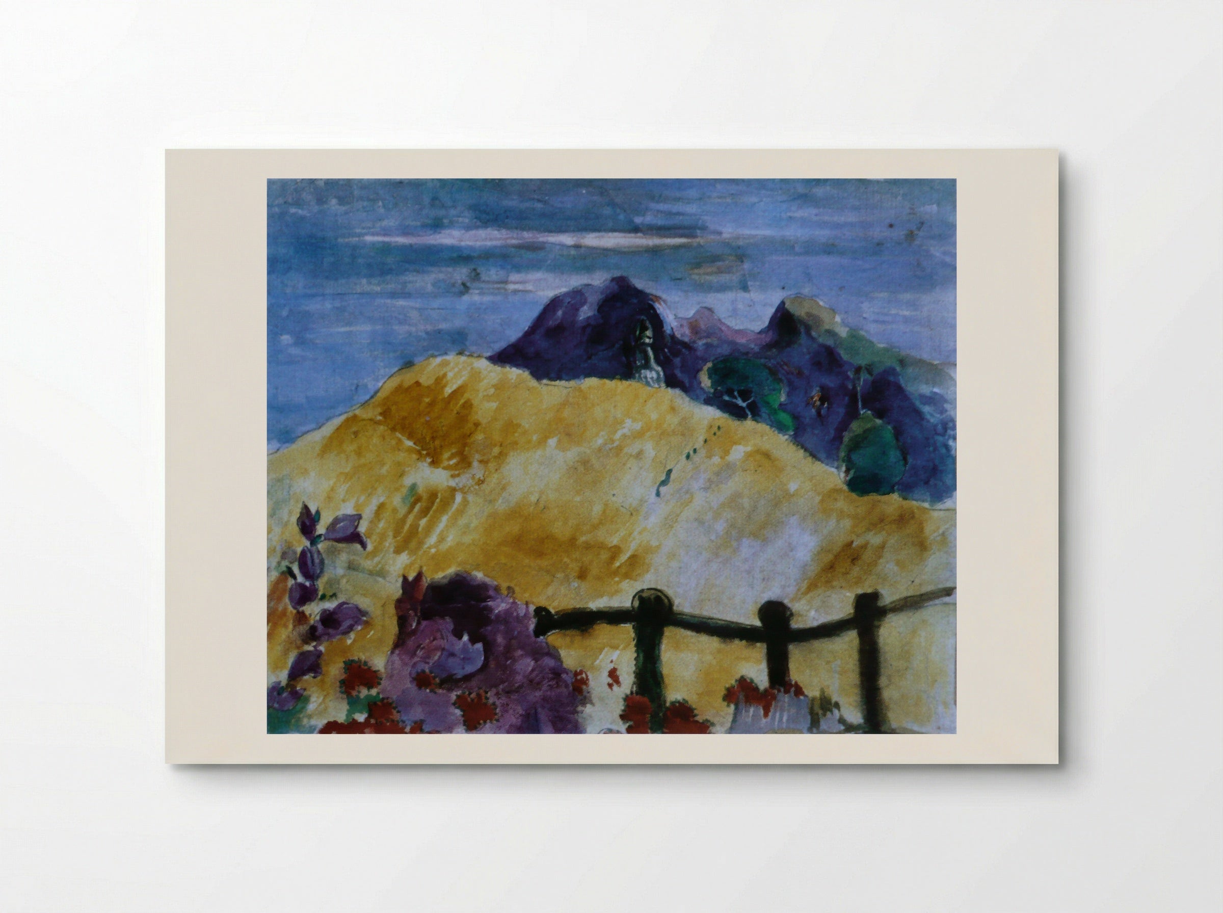 Parahi te marae (There Is the Temple) - Paul Gauguin - Poster