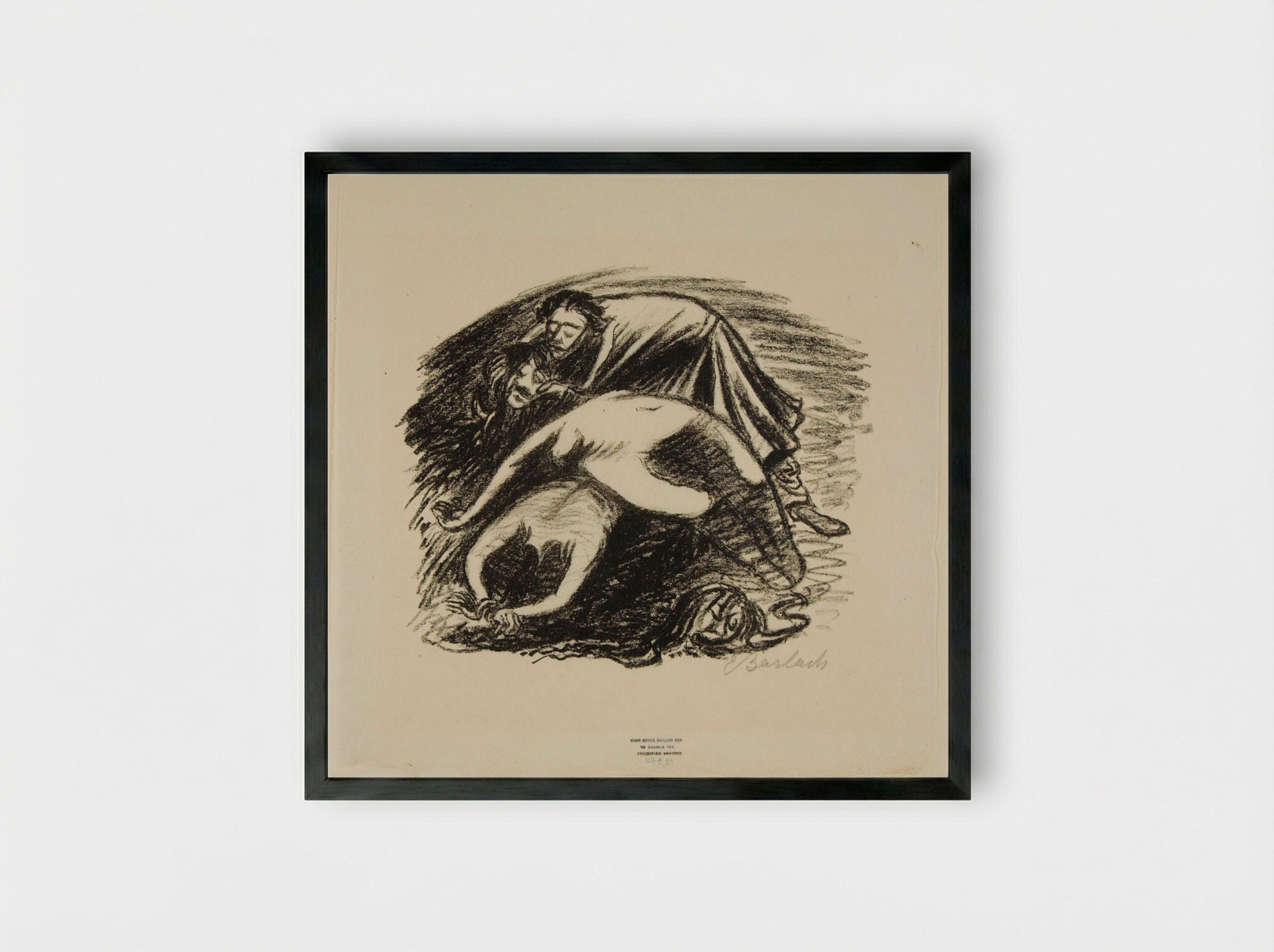 Pariah: The Legend 2: Hill of the dead - Ernst Barlach - Framed Print Black