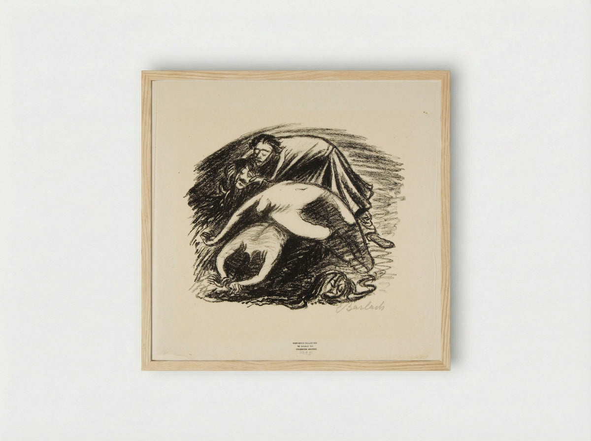 Pariah: The Legend 2: Hill of the dead - Ernst Barlach - Framed Print Wood