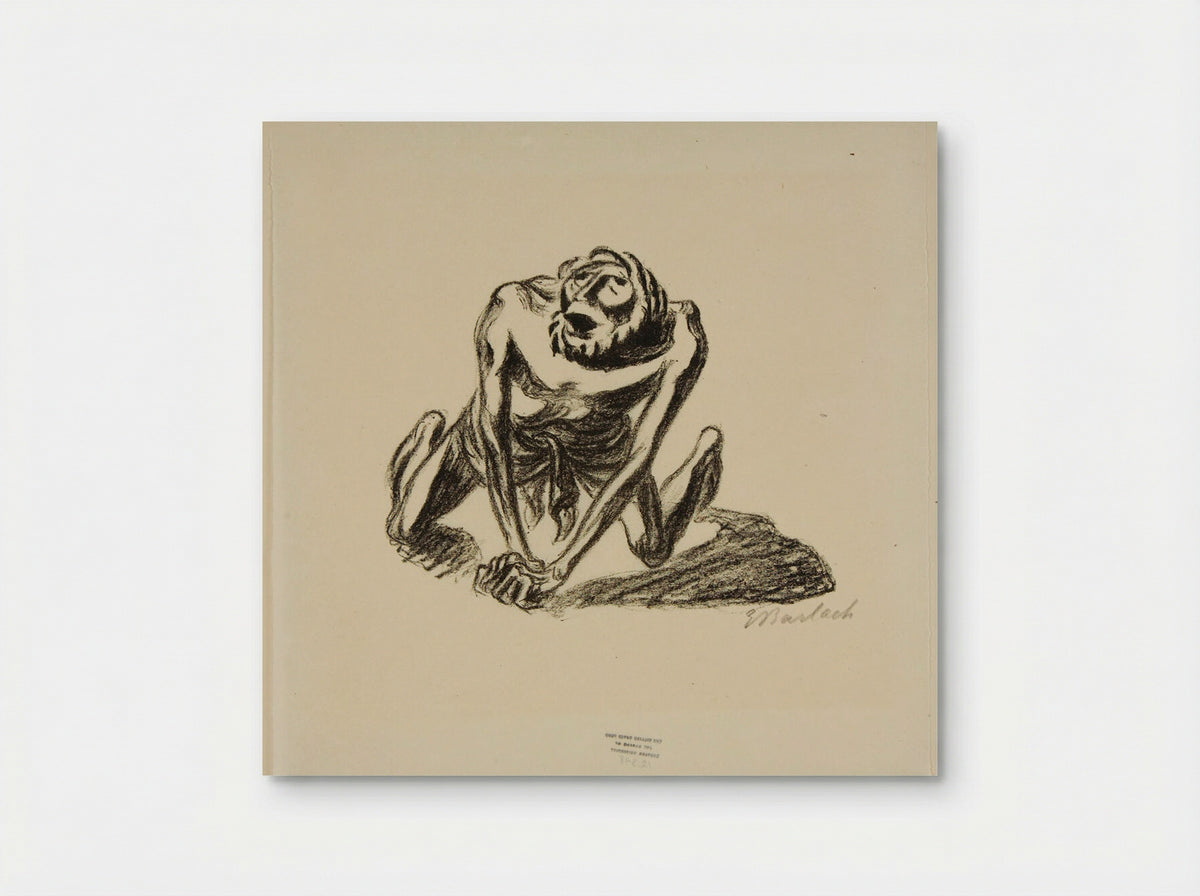 Pariah: The Pariah's Prayer - Ernst Barlach - Poster