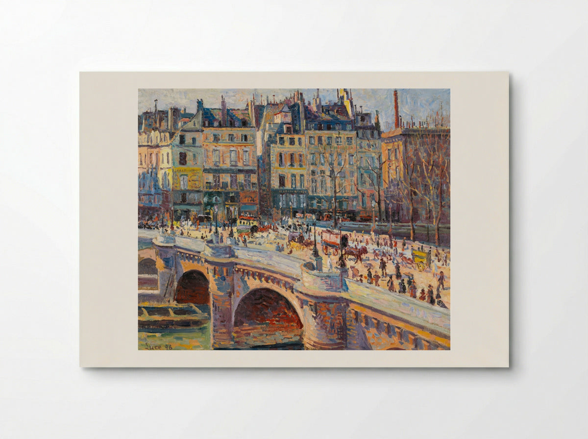 Paris, Le Pont-neuf Et Le Quai Conti - Maximilien Luce - Poster