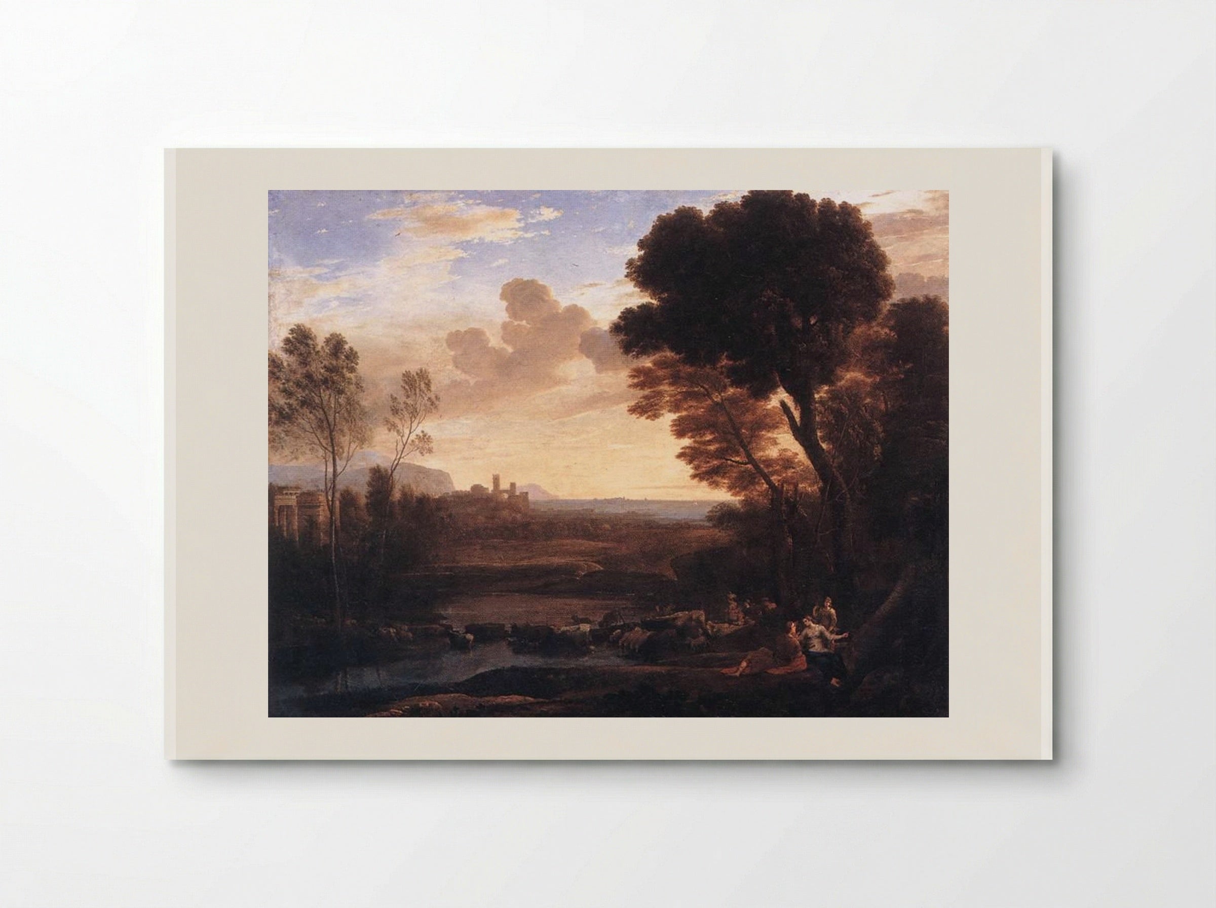 Paris and Oenone - Jacob de Wit - Poster
