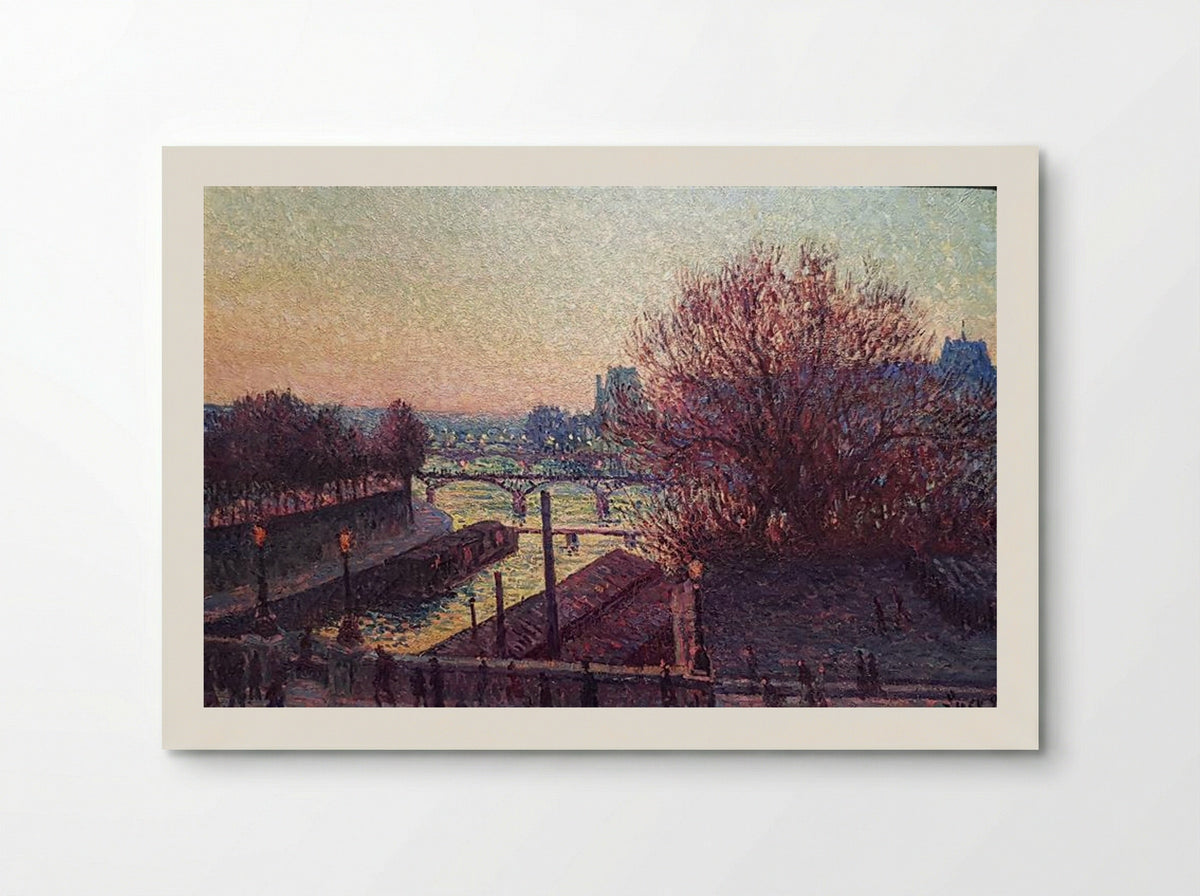 Paris seen from the Seine at night - Maximilien Luce - Poster
