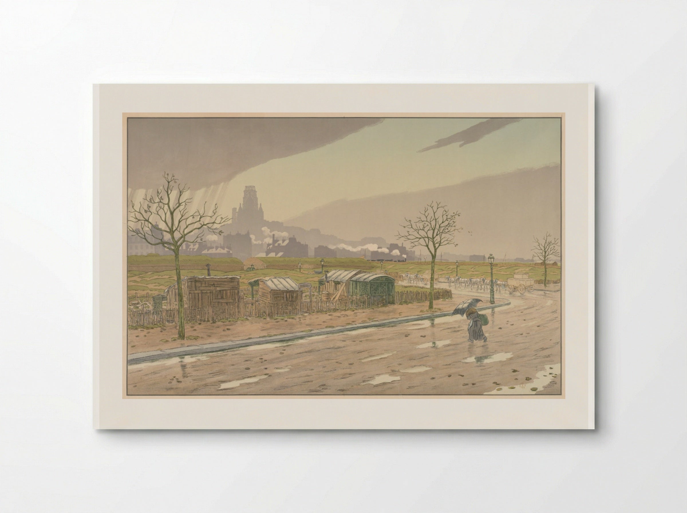 Parisian Landscapes: The Fortifications - Henri Rivière - Poster