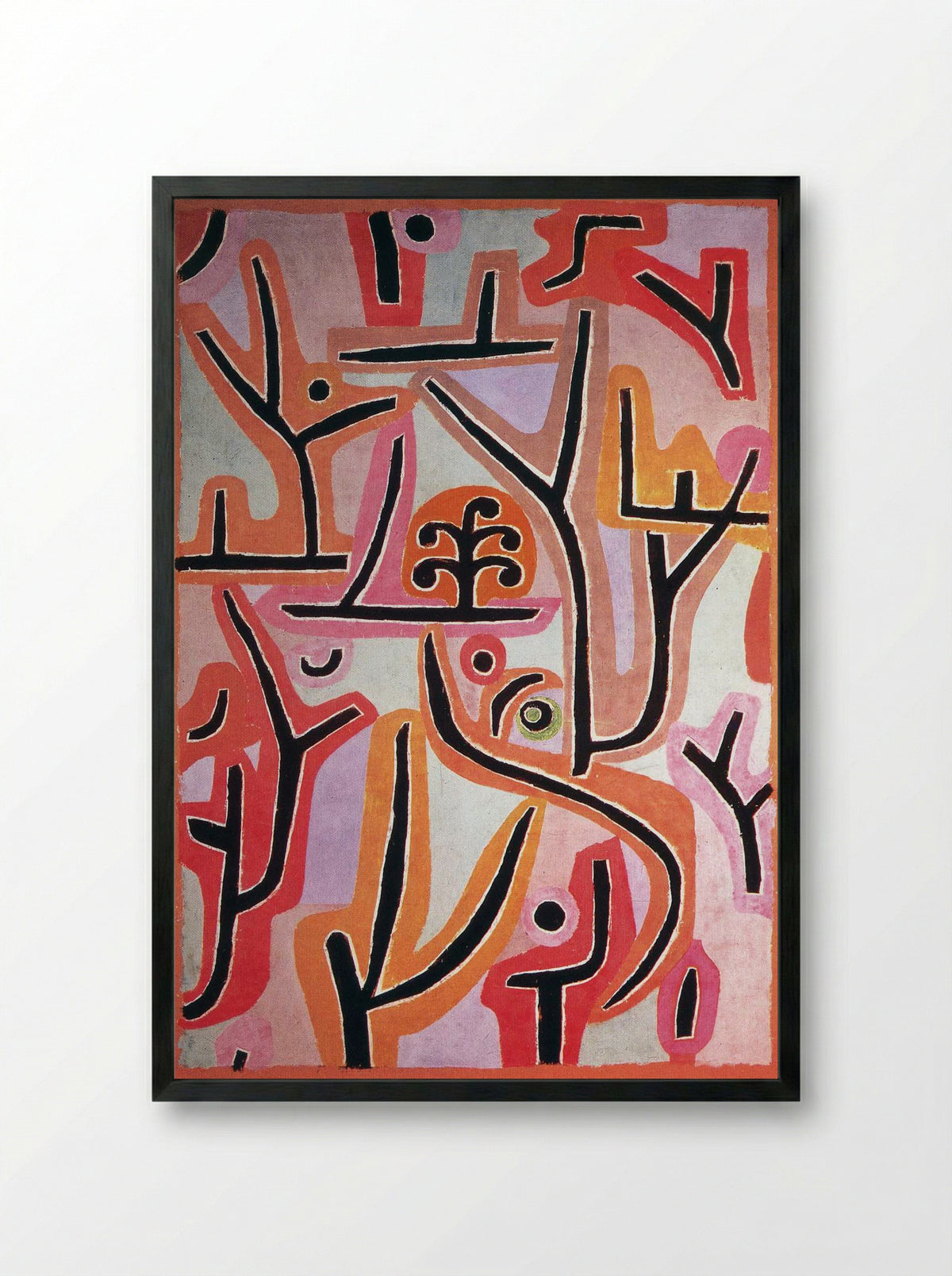 Park Bei Lu - Paul Klee - Framed Print Black