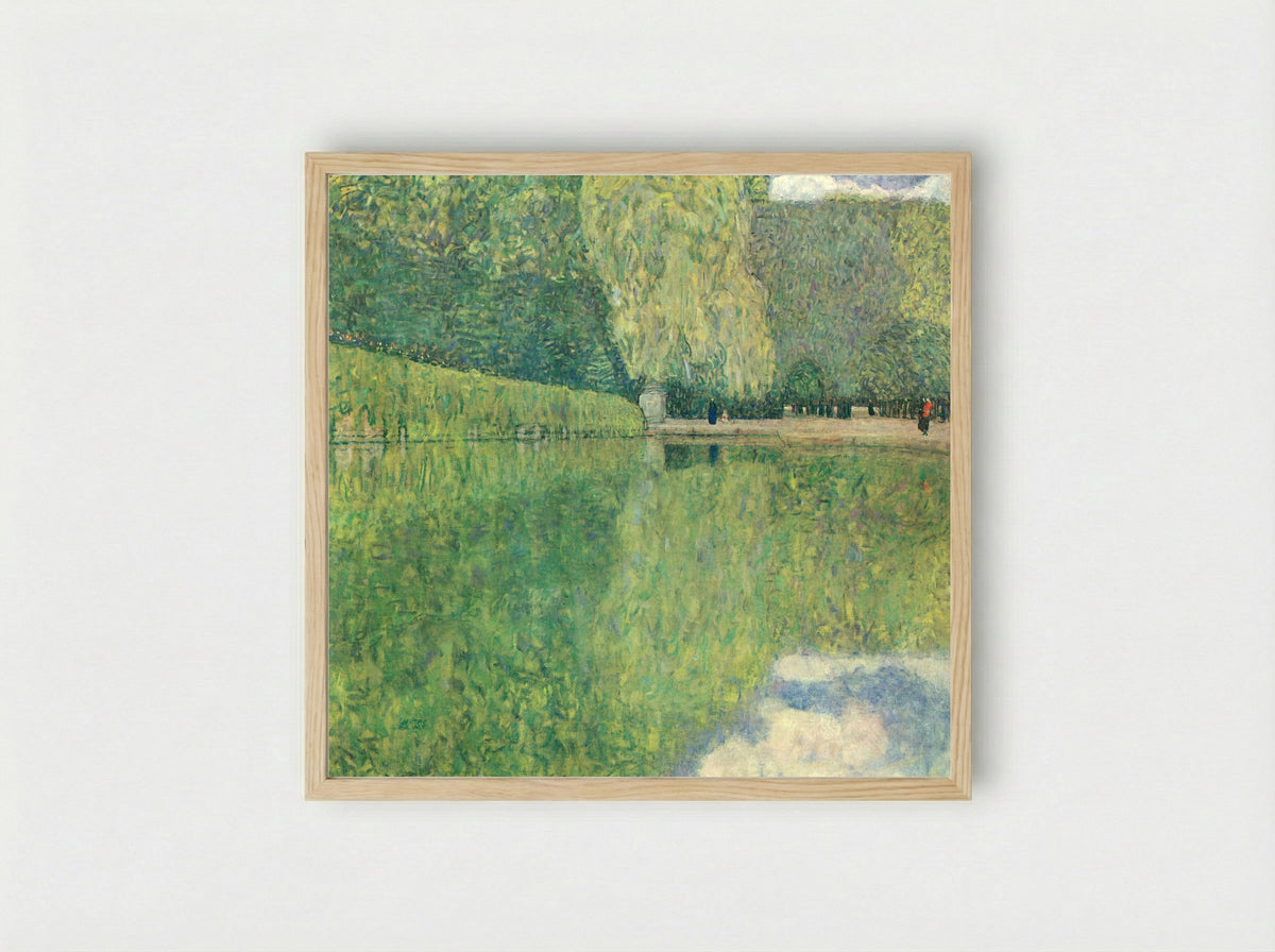 Park of Schönbrunn - Gustav Klimt - Framed Print Wood