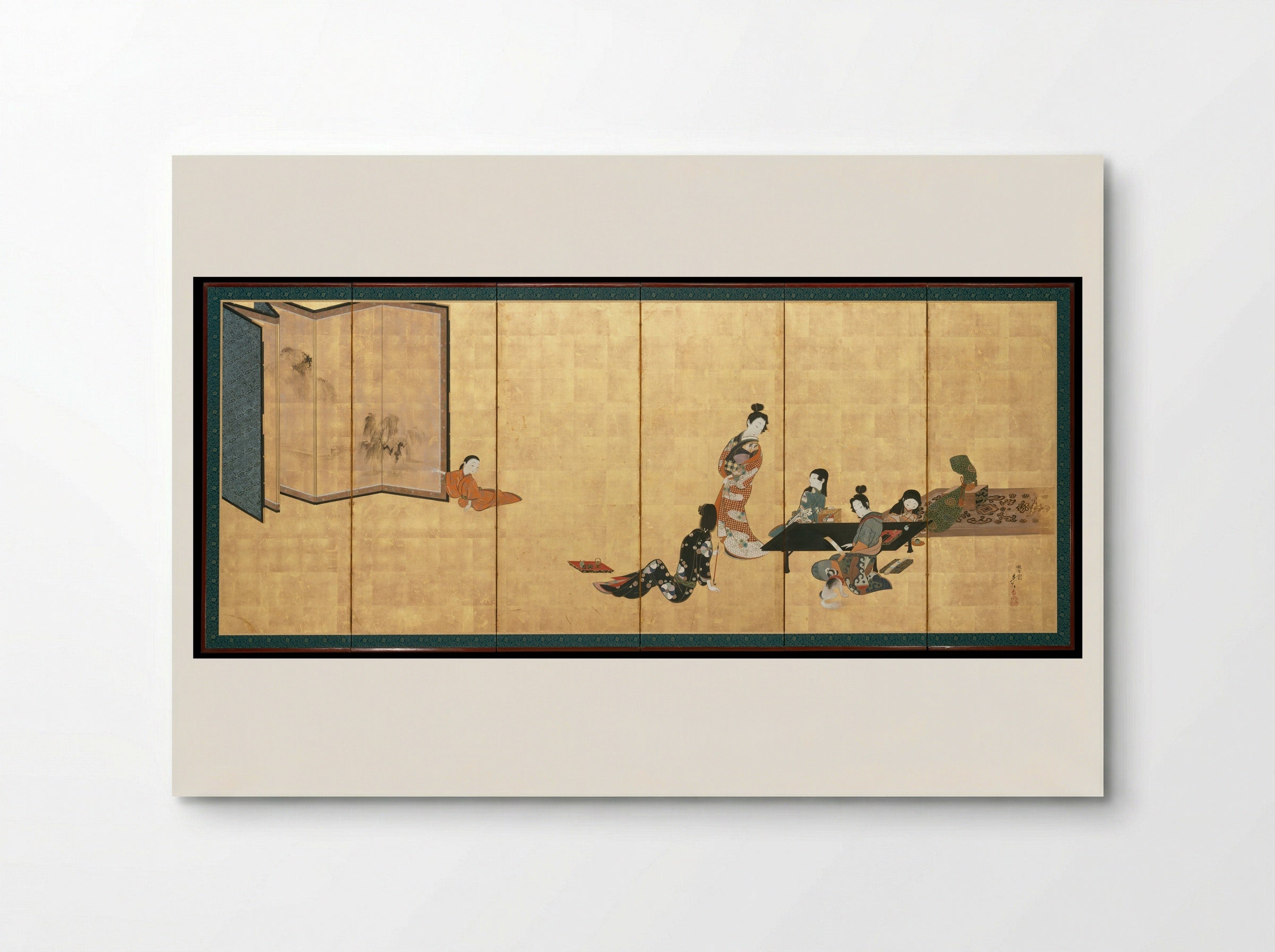 Parody of the Four Accomplishments - Shibata Zeshin - Poster