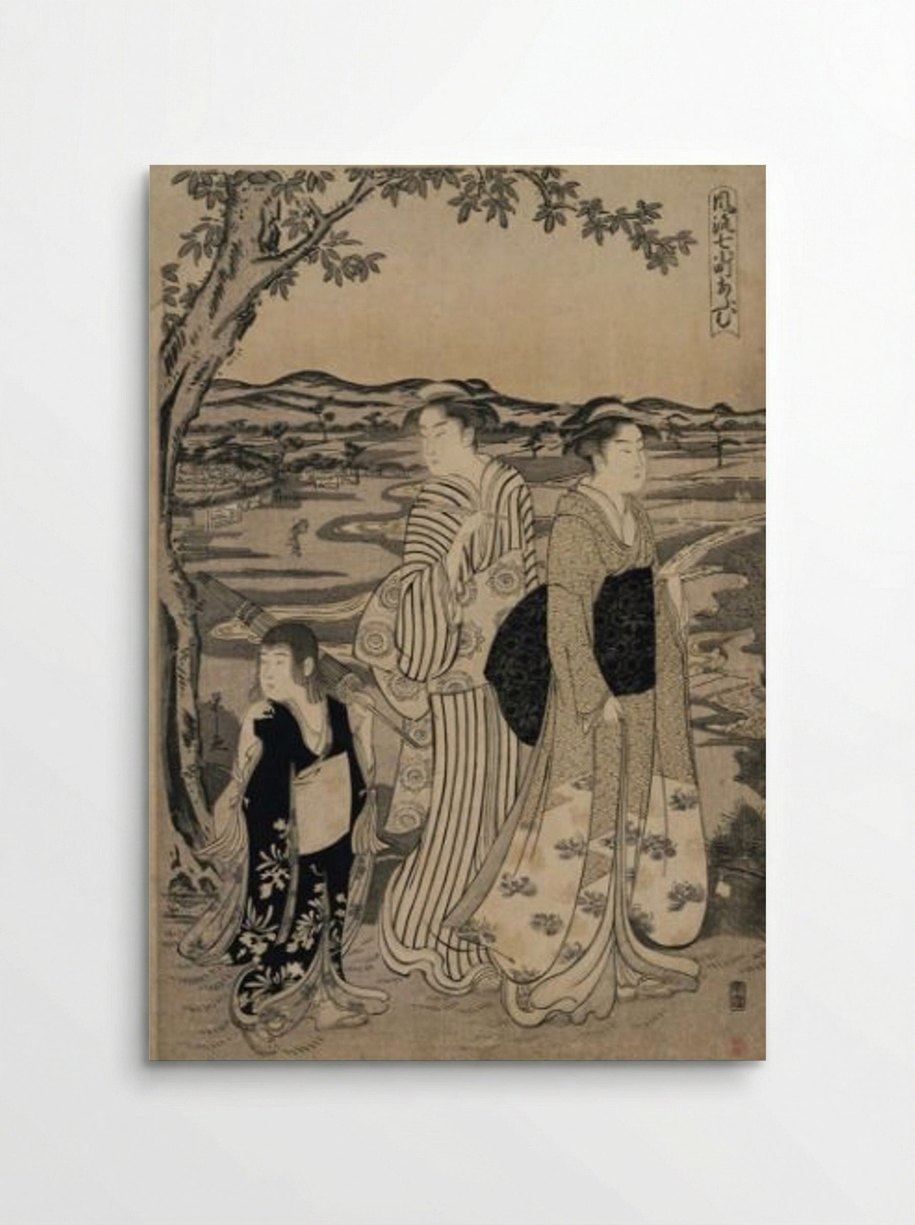 Parrot Komachi - Chōbunsai Eishi - Poster
