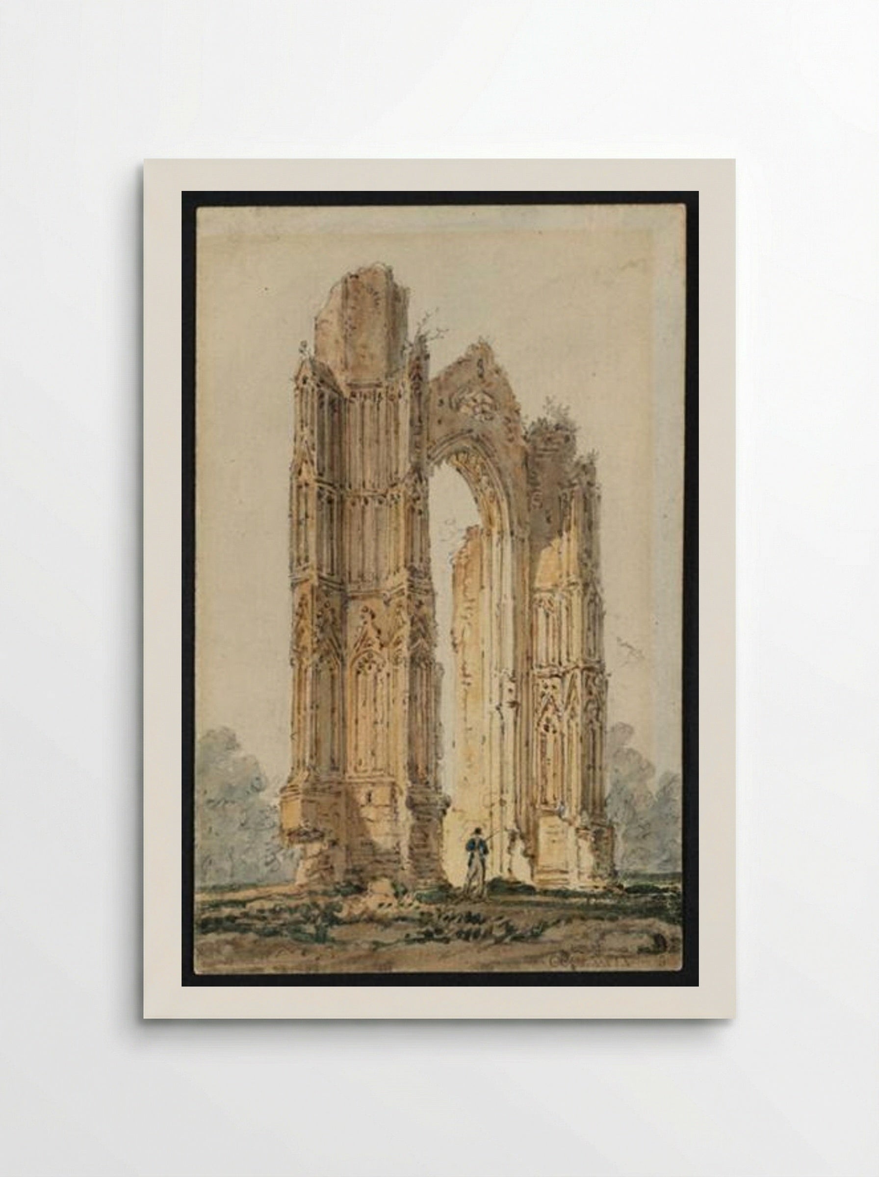 Part of the Ruins of Walsingham Priory - Thomas Girtin - Poster