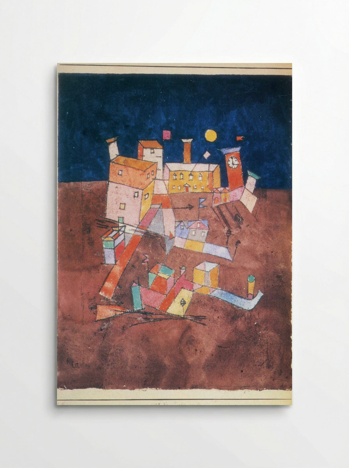 Partie aus G - Paul Klee - Poster