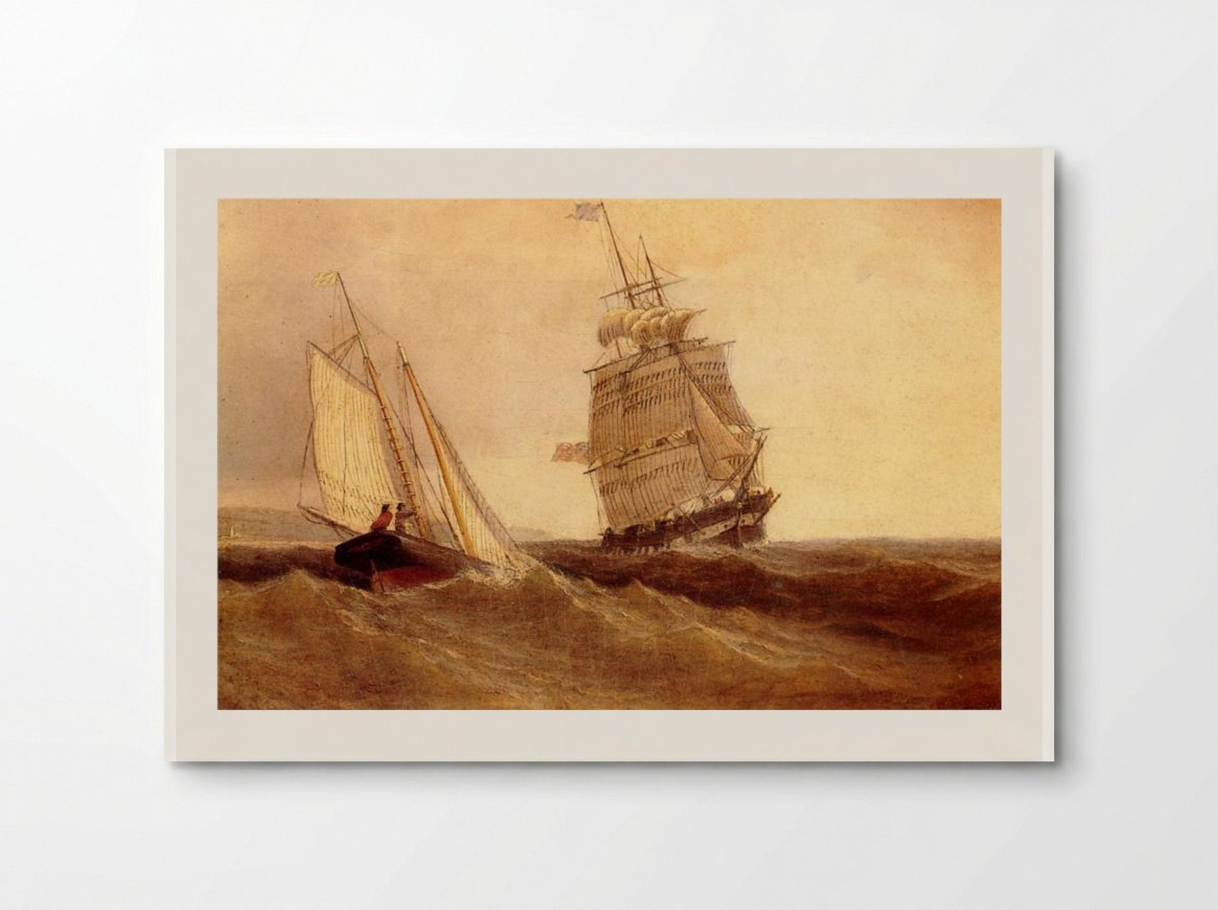 Passing Ships - William Bradford - Poster