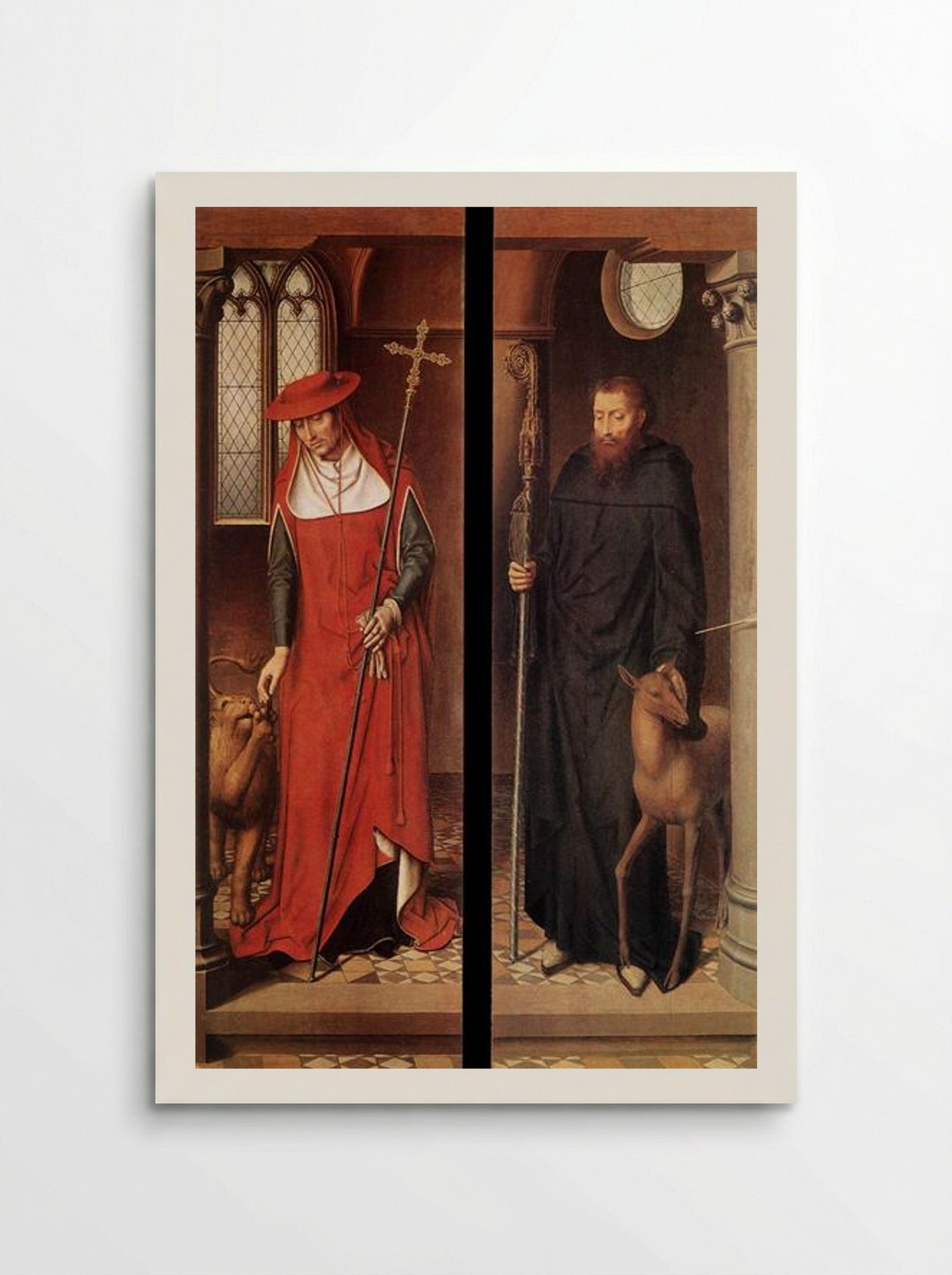 Passion (Greverade) Altarpiece (Closed Shutters) - Hans Memling - Poster