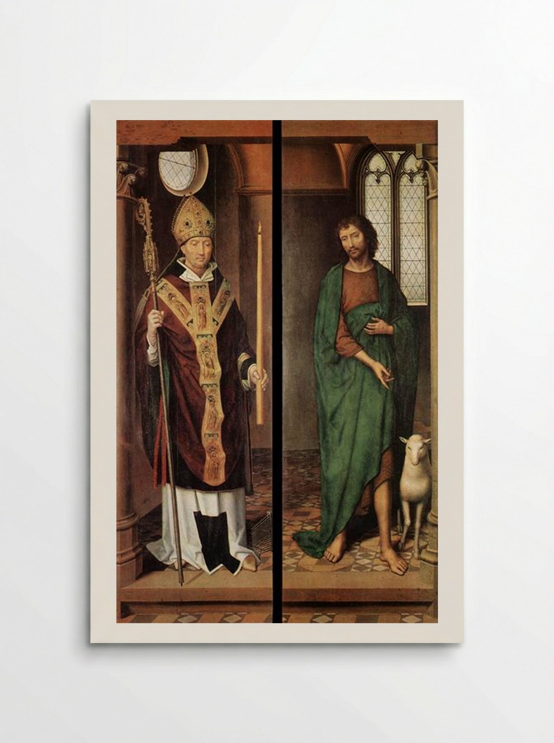 Passion (Greverade) Altarpiece (first closed position) - Hans Memling - Poster