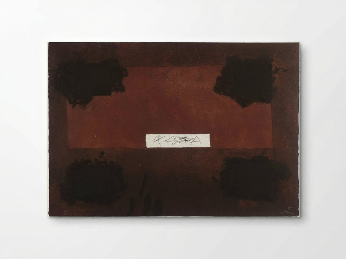 Pasted Cloth - Antoni Tàpies - Poster